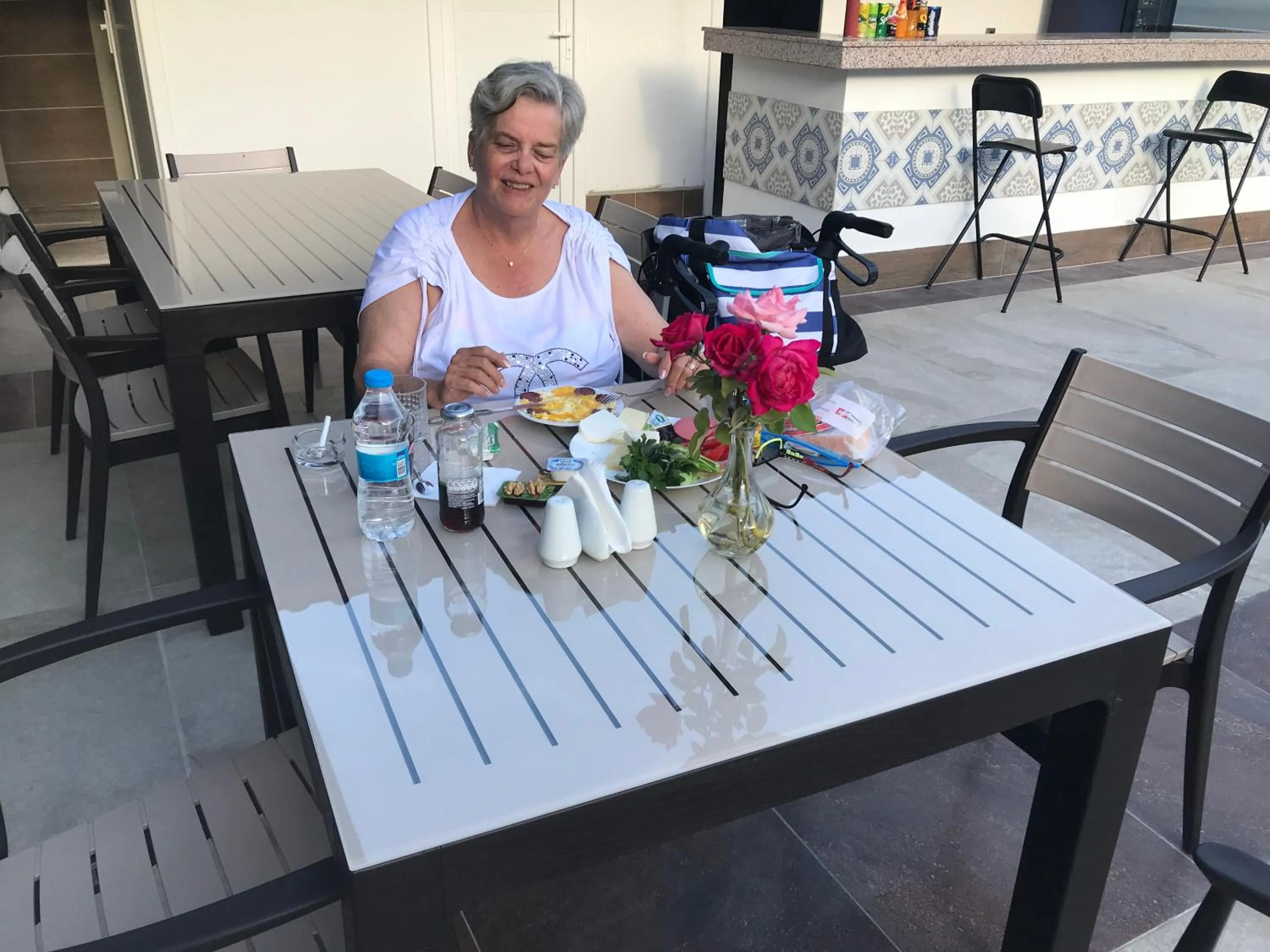 Continental breakfast in Oyster Boutique Hotel