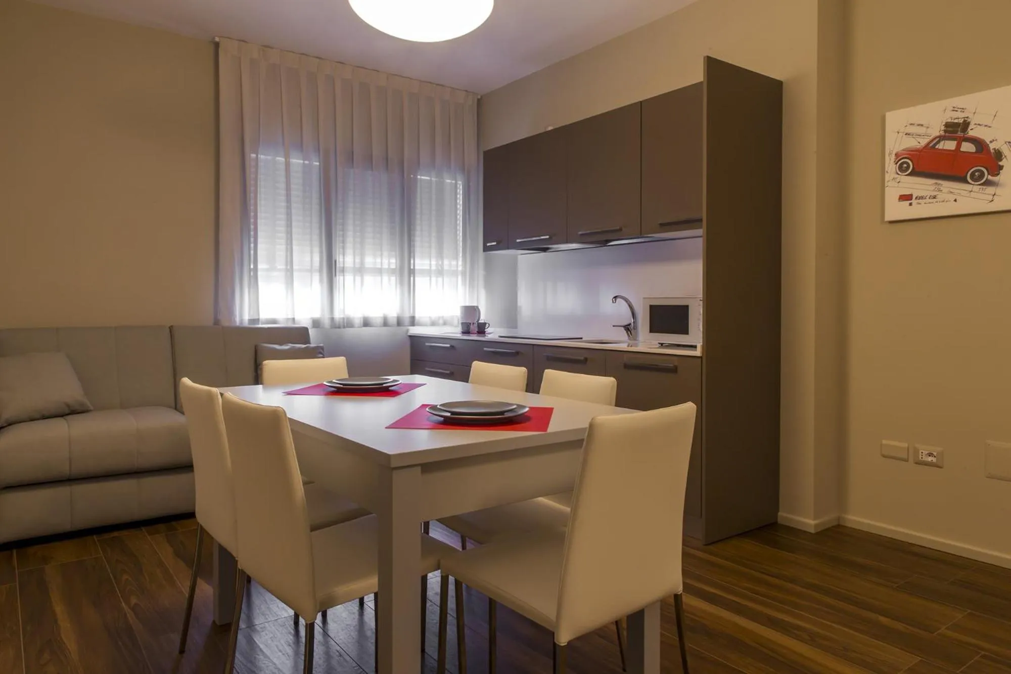 Kitchen or kitchenette in Residence Nazionale Matera