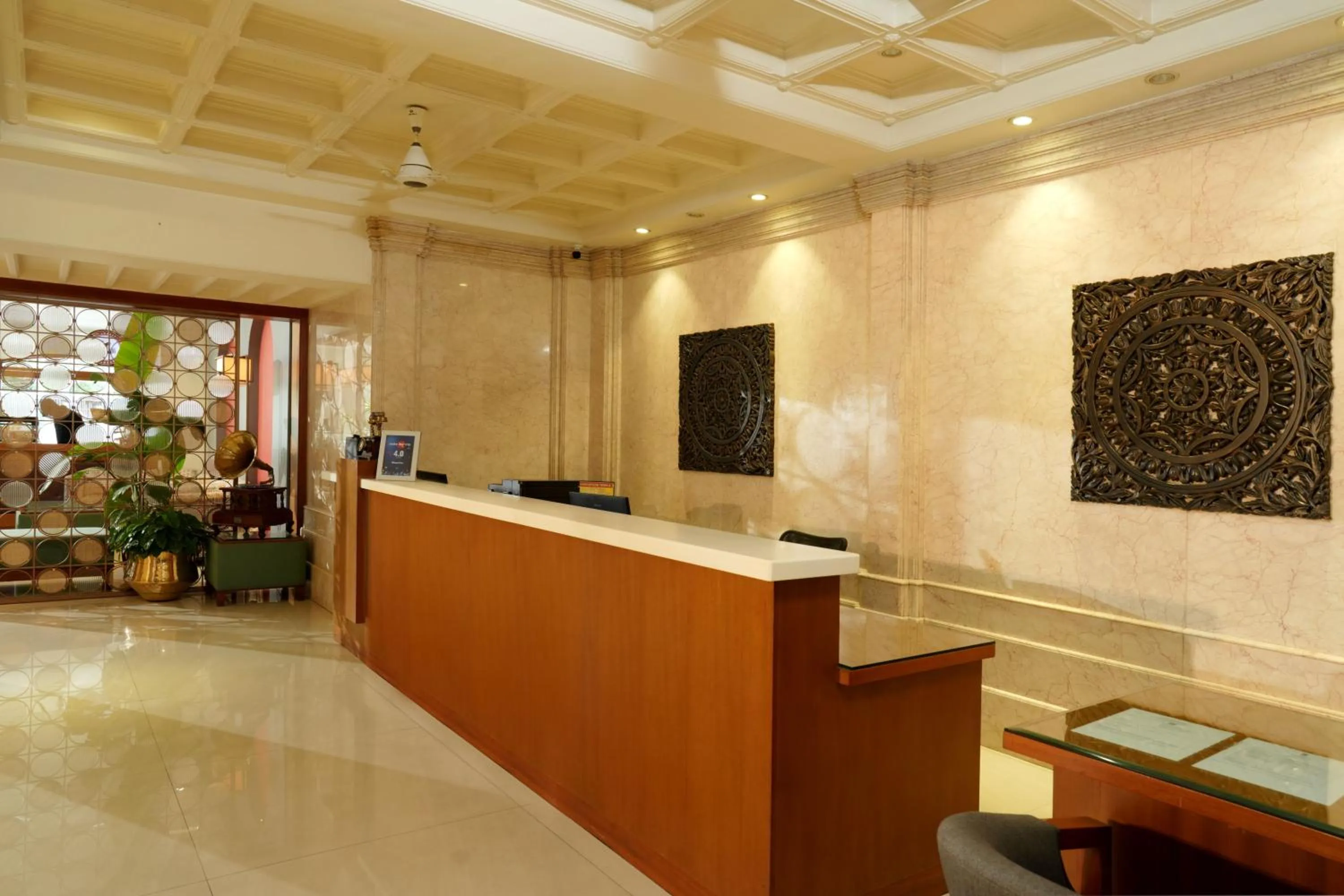 Lobby or reception in Bhasuri Inn Guruvayoor