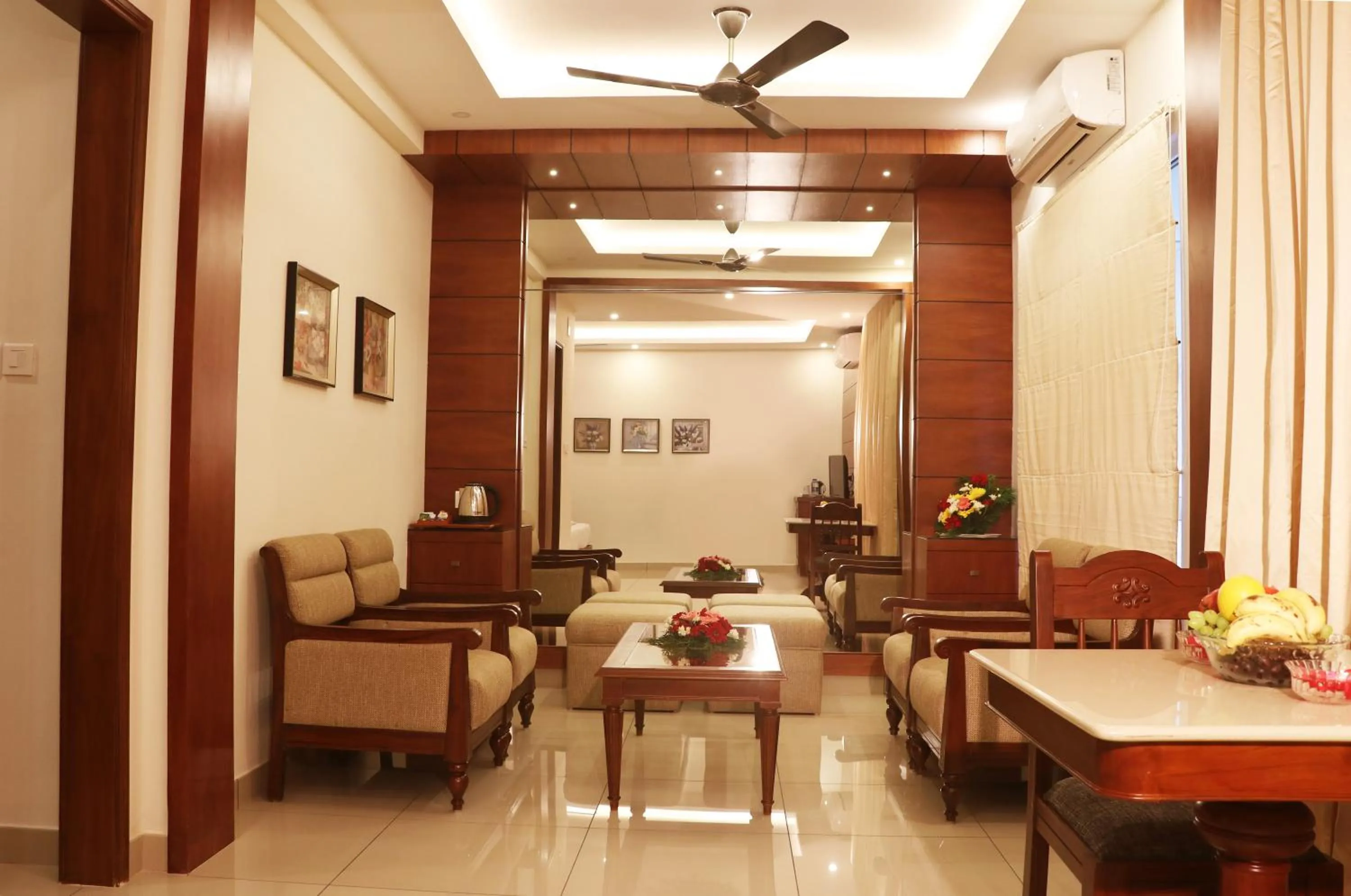 Living room in Bhasuri Inn Guruvayoor