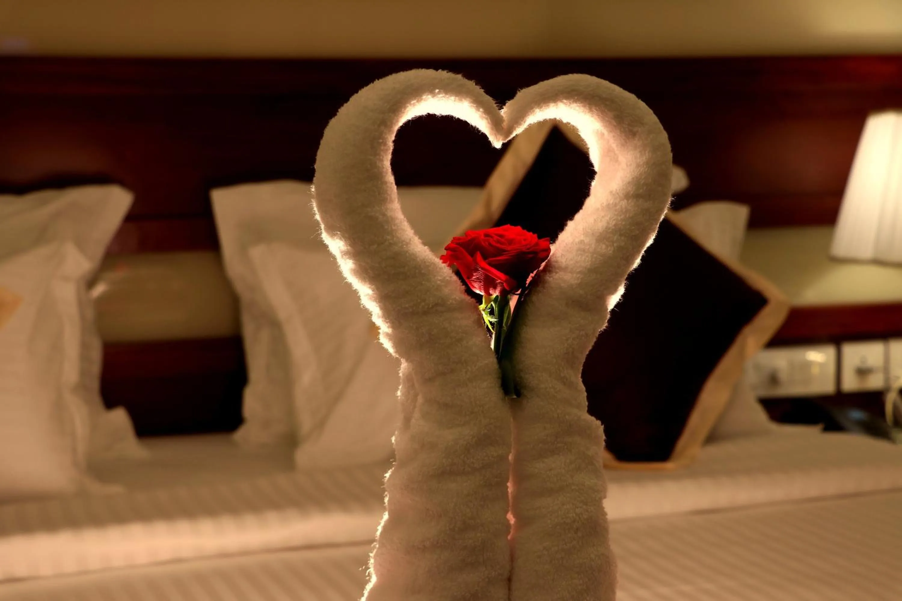 Bed in Bhasuri Inn Guruvayoor