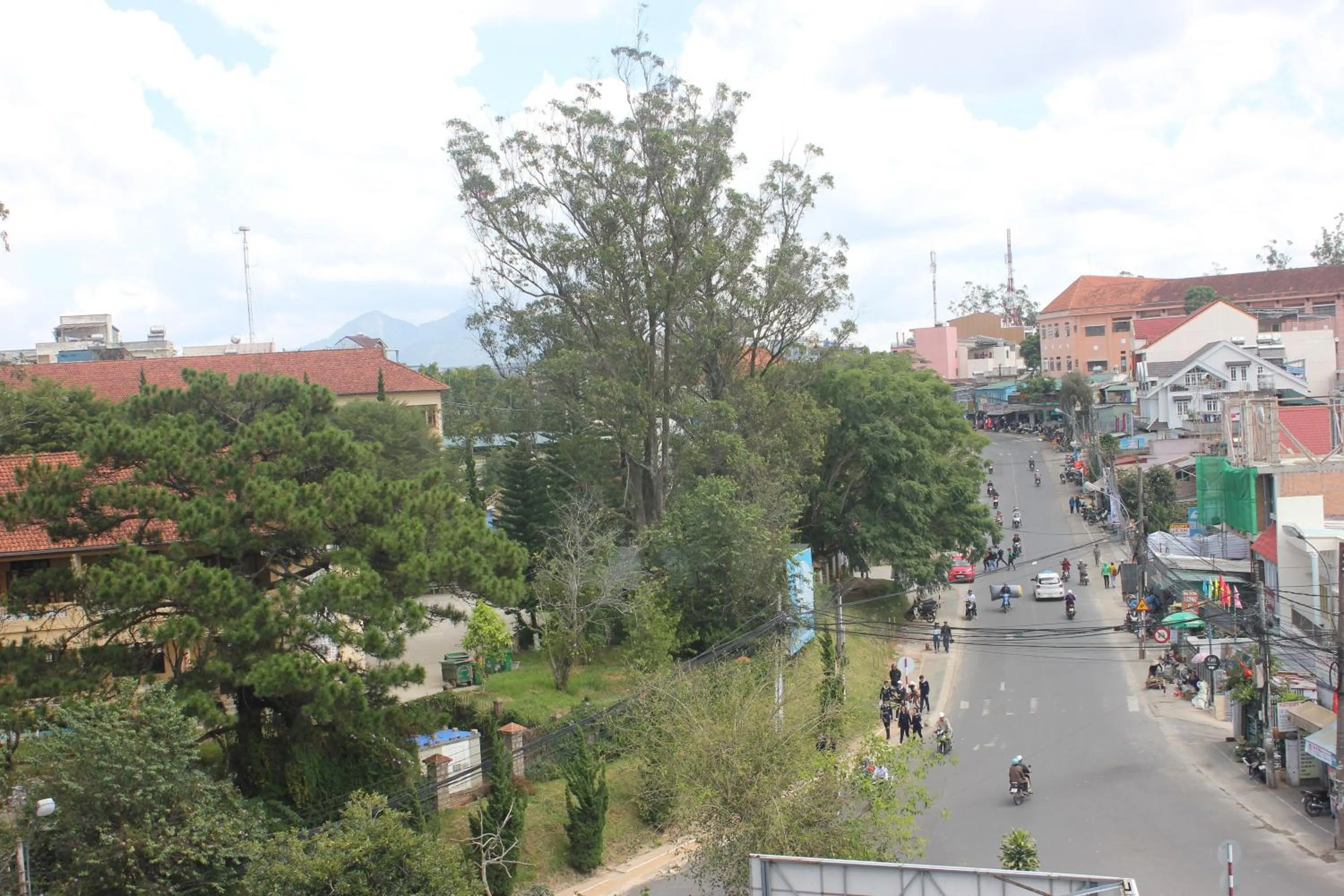 City view in DaLat Sky Hostel