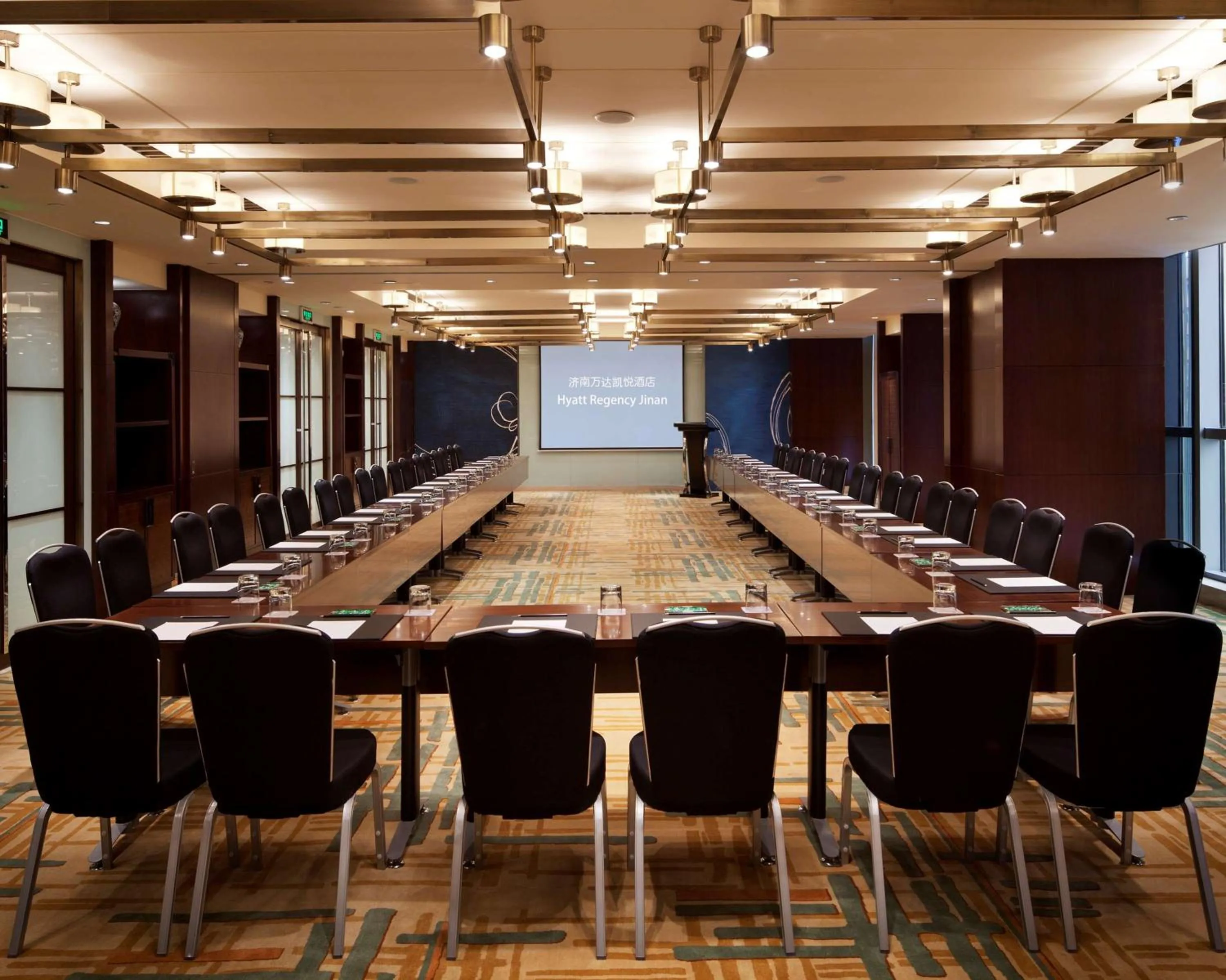 On site in Hyatt Regency Jinan