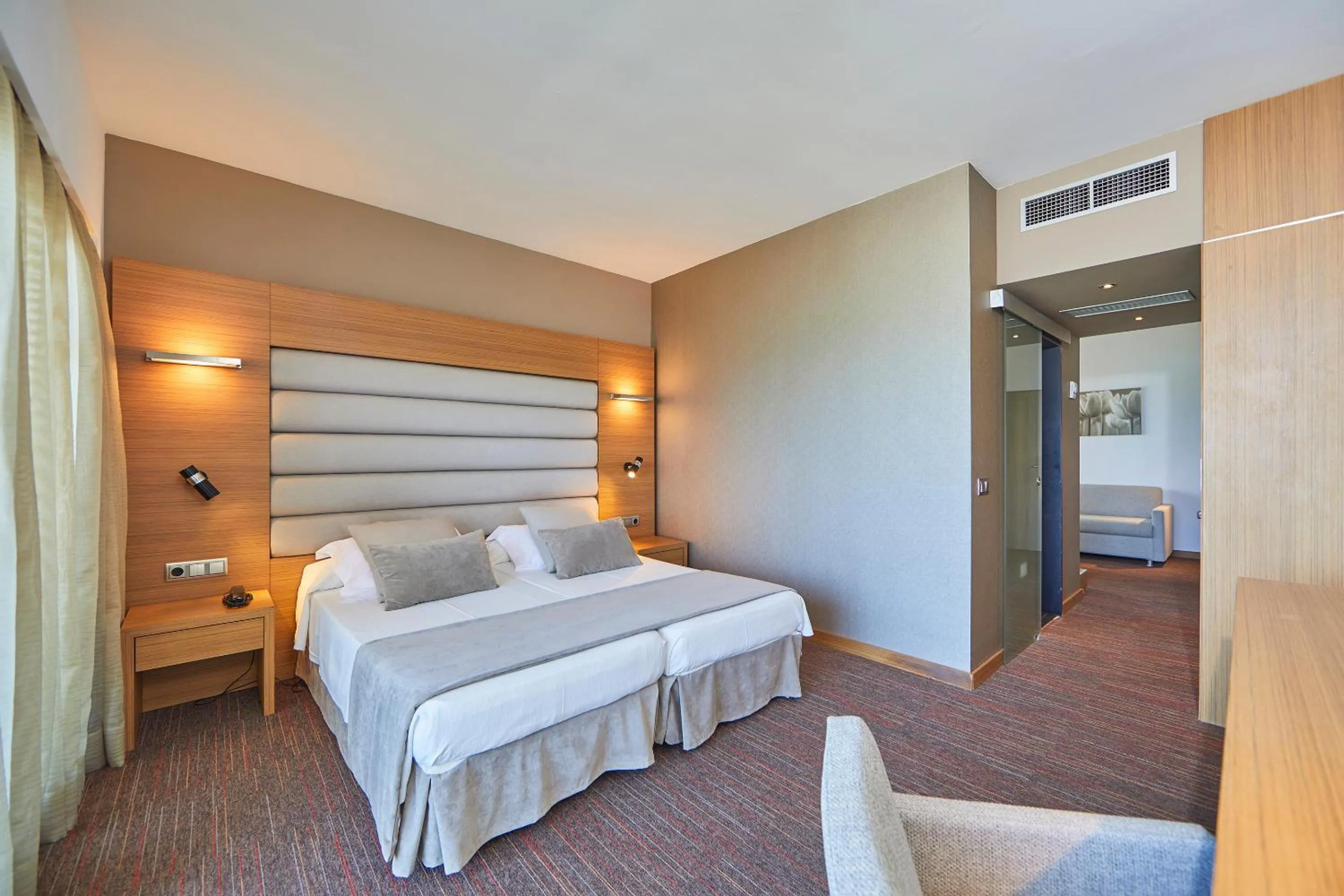 Bedroom, Bed in Hotel Playa Golf - Adults Only