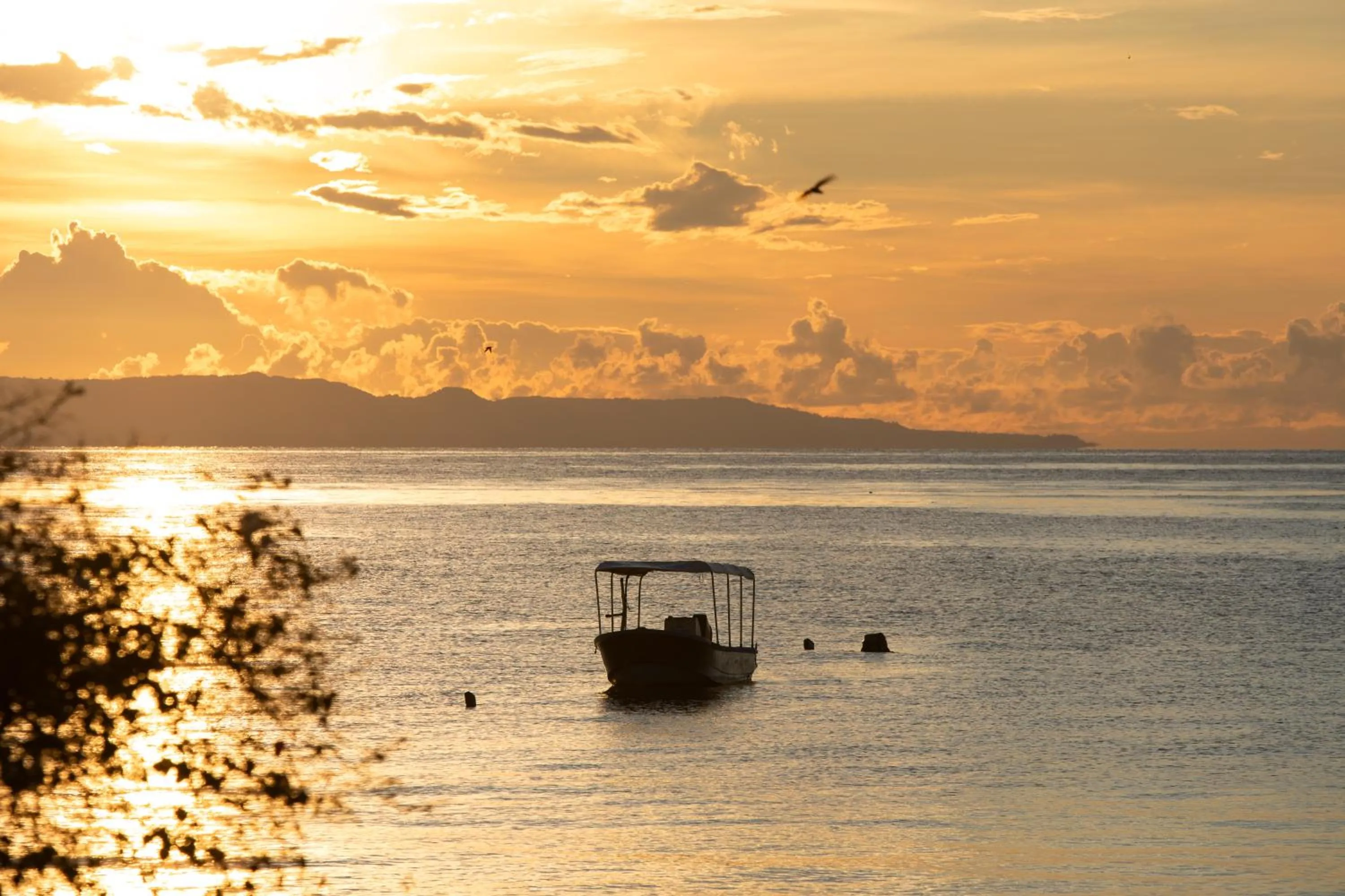 Sunrise in Azure Dive Resort