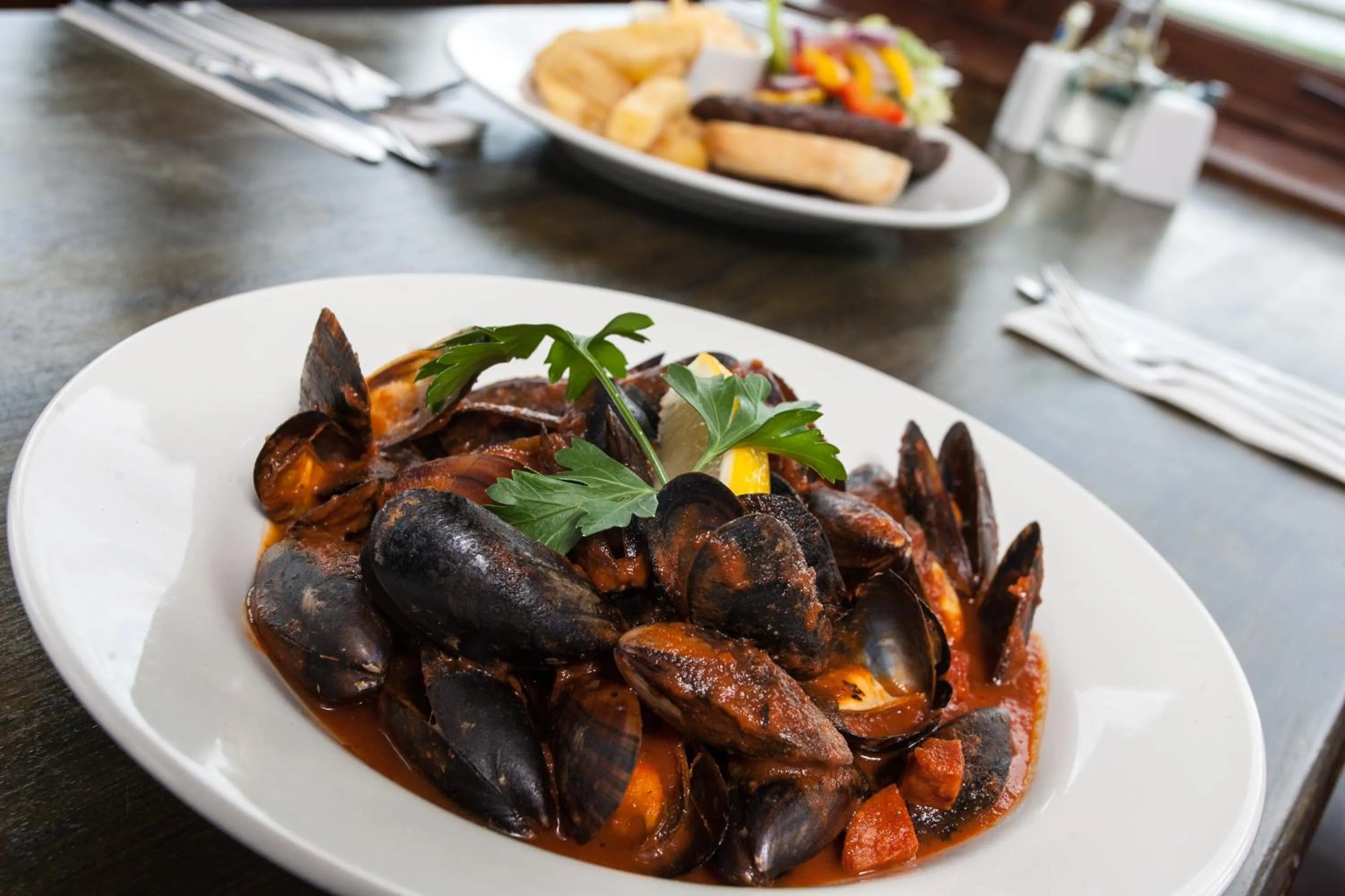 Food and drinks in Tuckers Inn