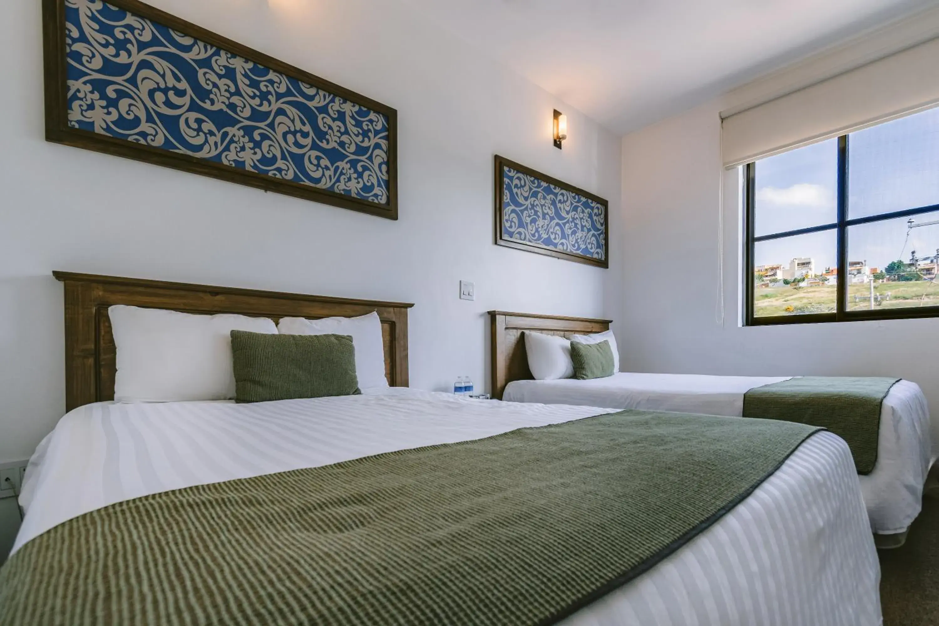 Standard Double Room with Two Double Beds in Hotel La Estación Standard Double Room with Two Double Beds in Hotel La Estación