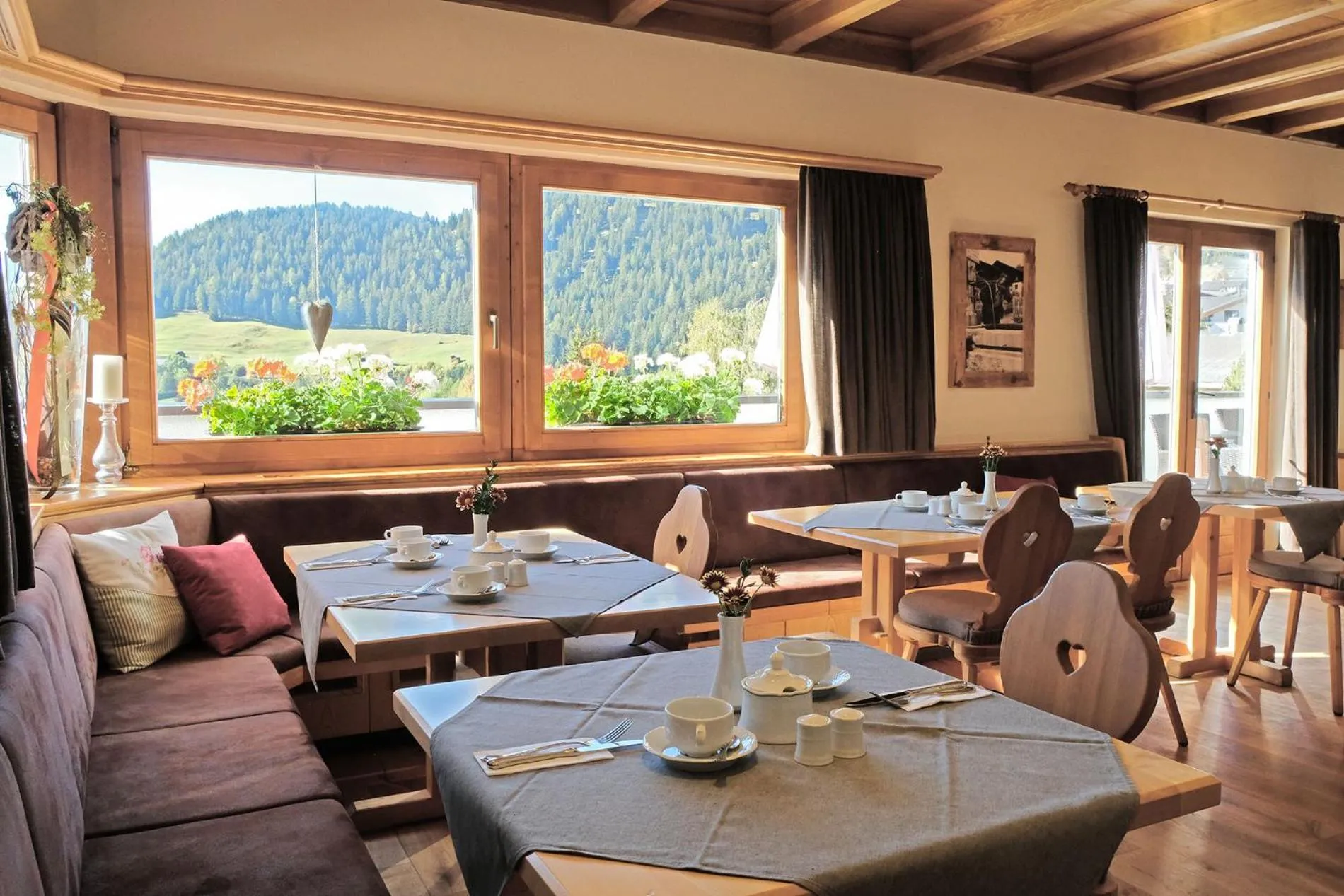 Decorative detail in Hotel Garni Hubertushof