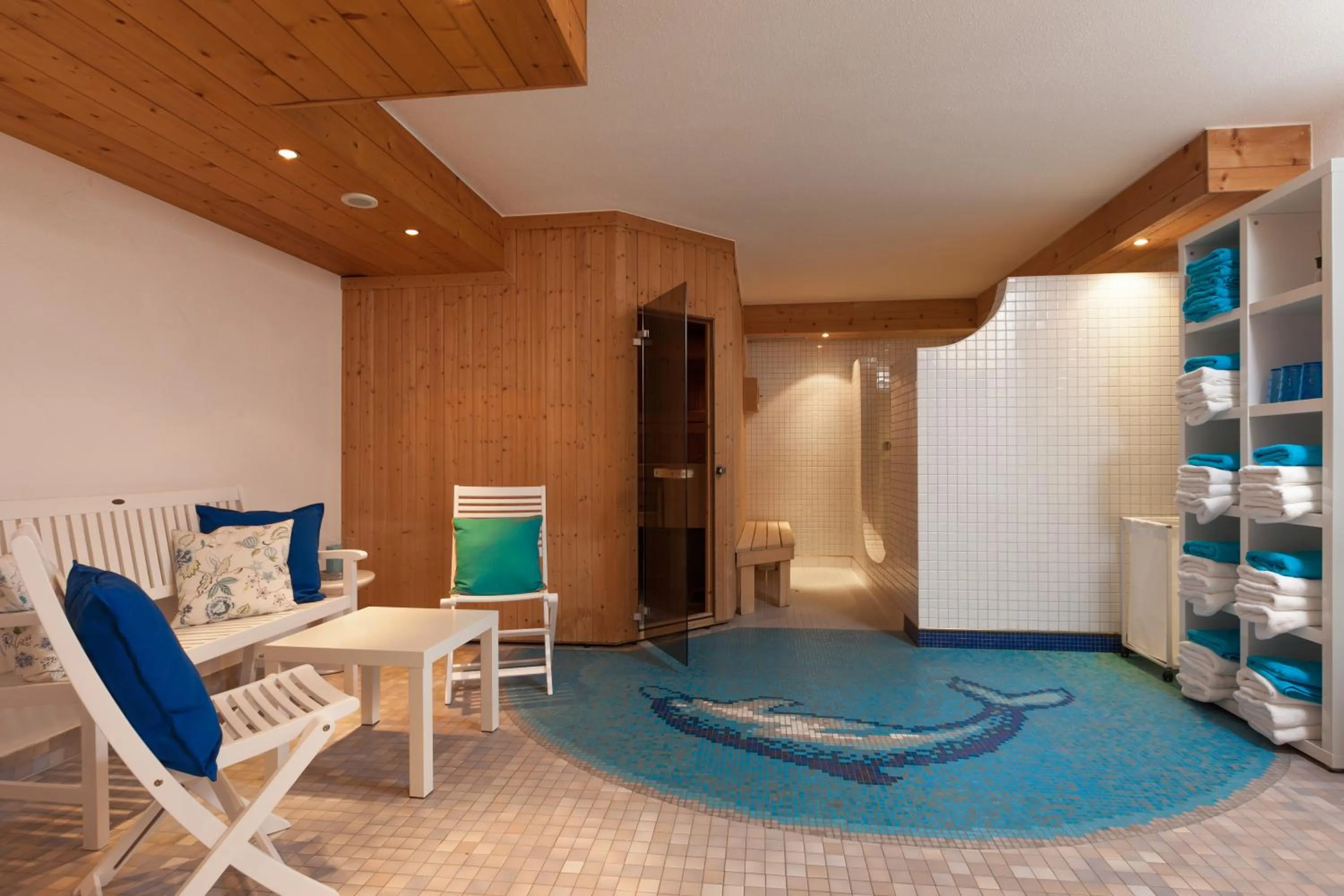 Sauna in Hotel Garni Hubertushof