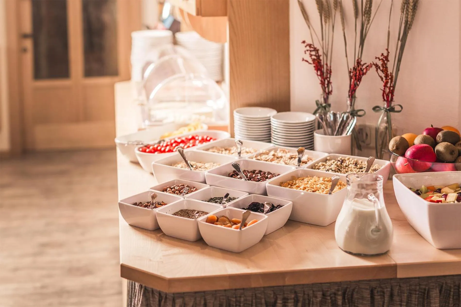 Food and drinks in Hotel Garni Hubertushof