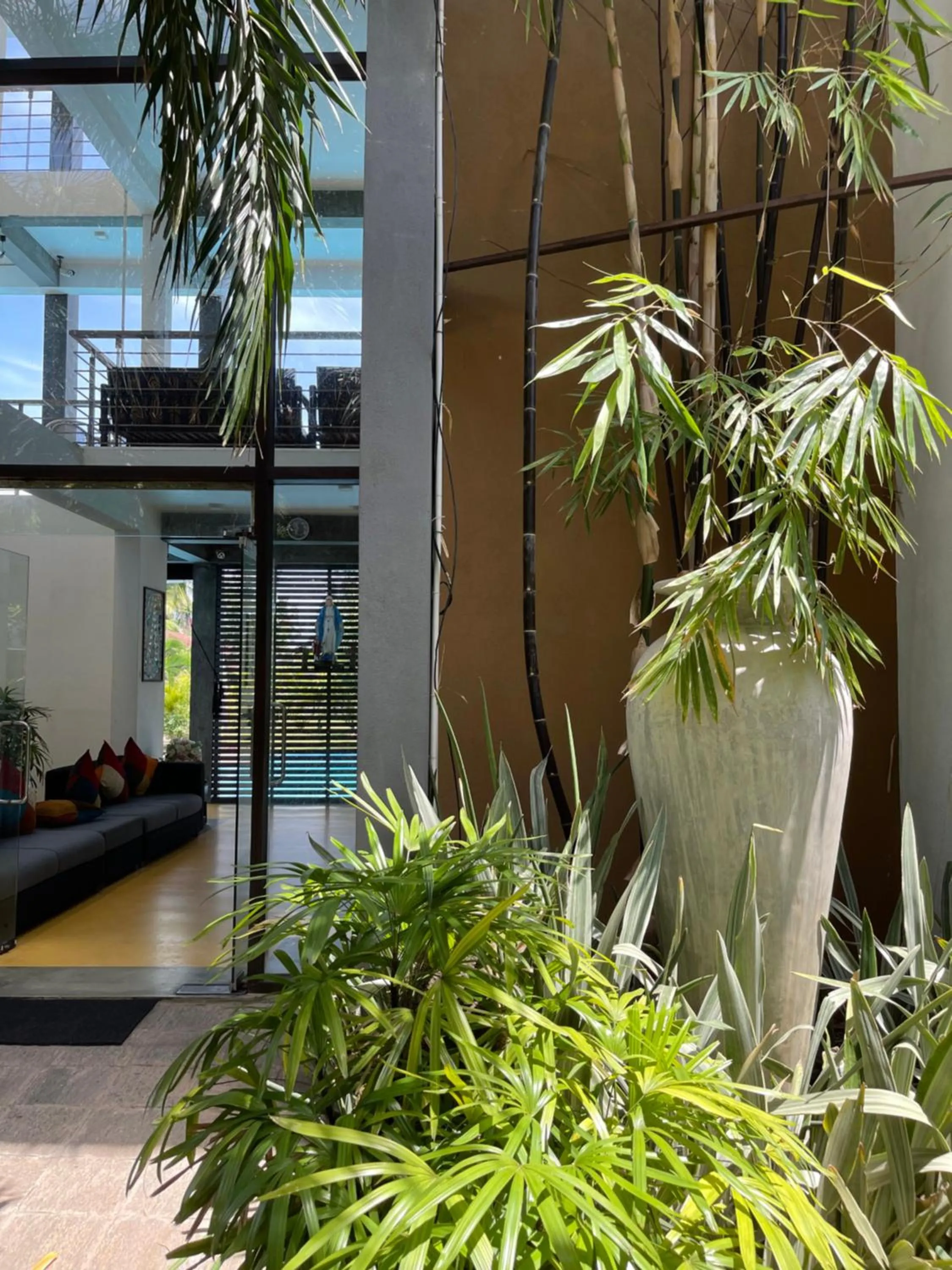 Patio in Olanro Hotel Negombo