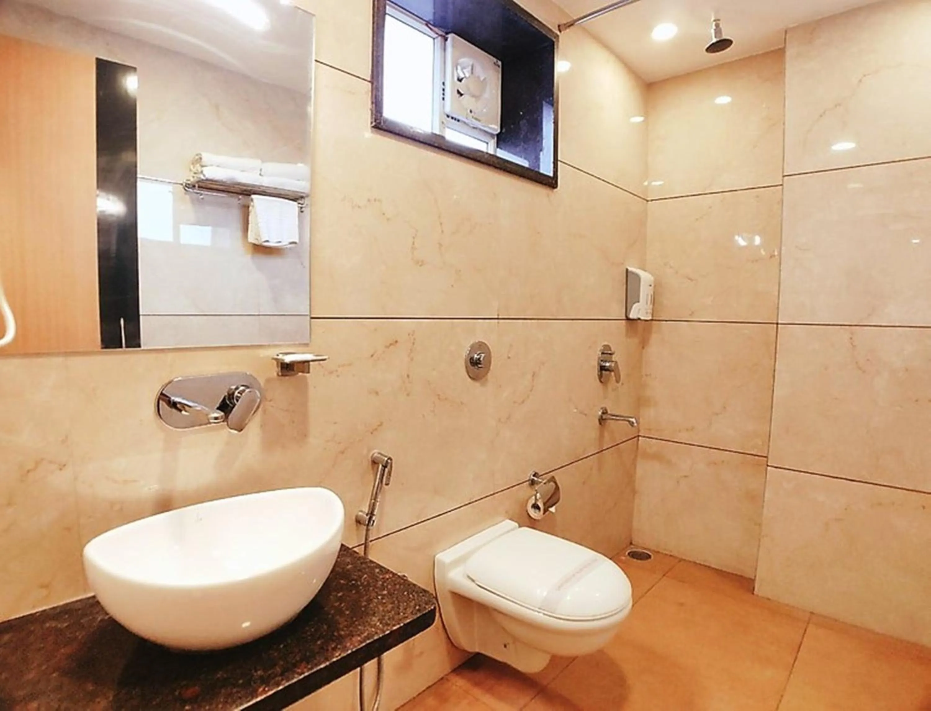 Shower in TGI Insignia Bhopal