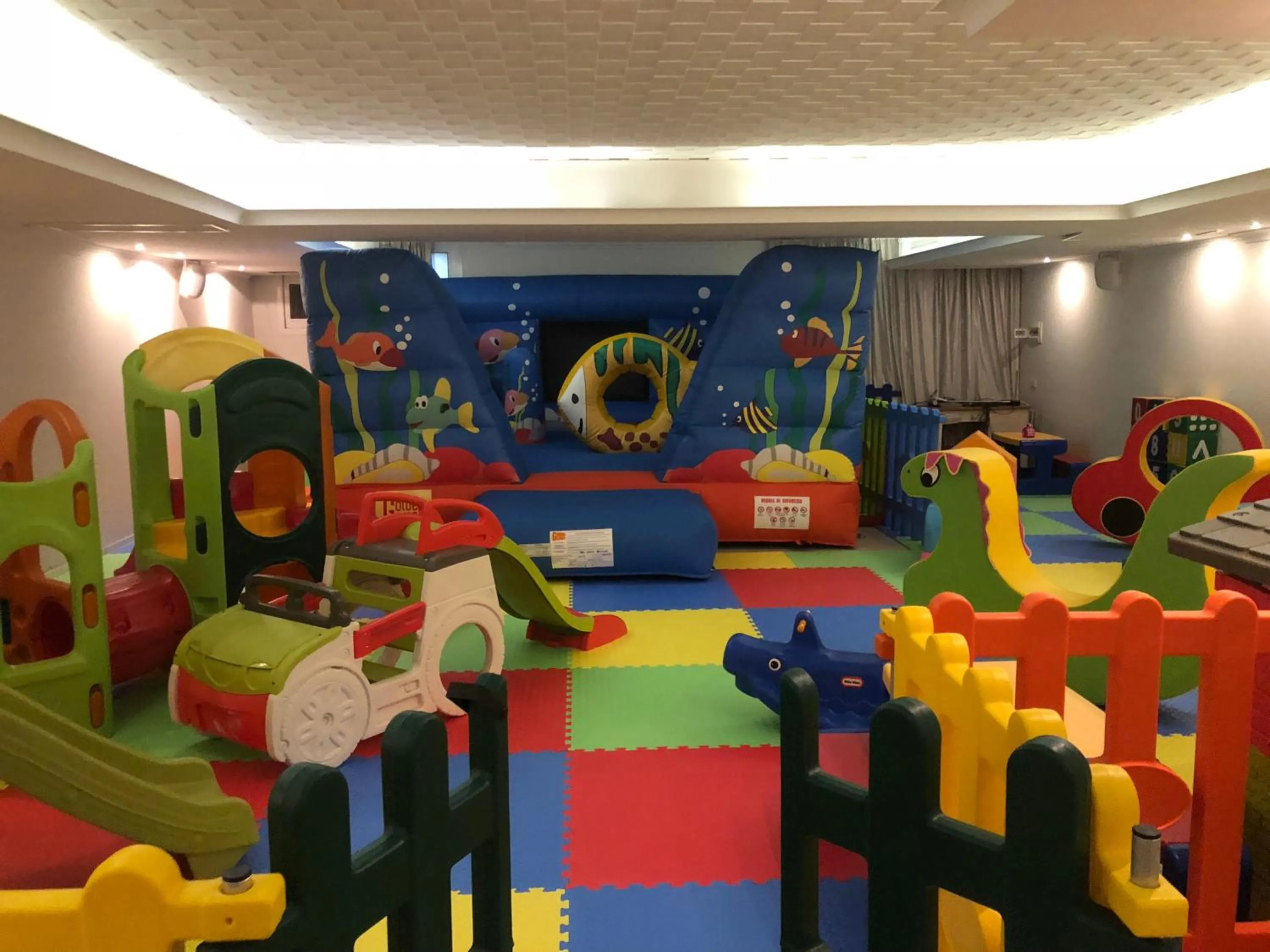 Children play ground in Hotel Mediterraneo Club Benessere