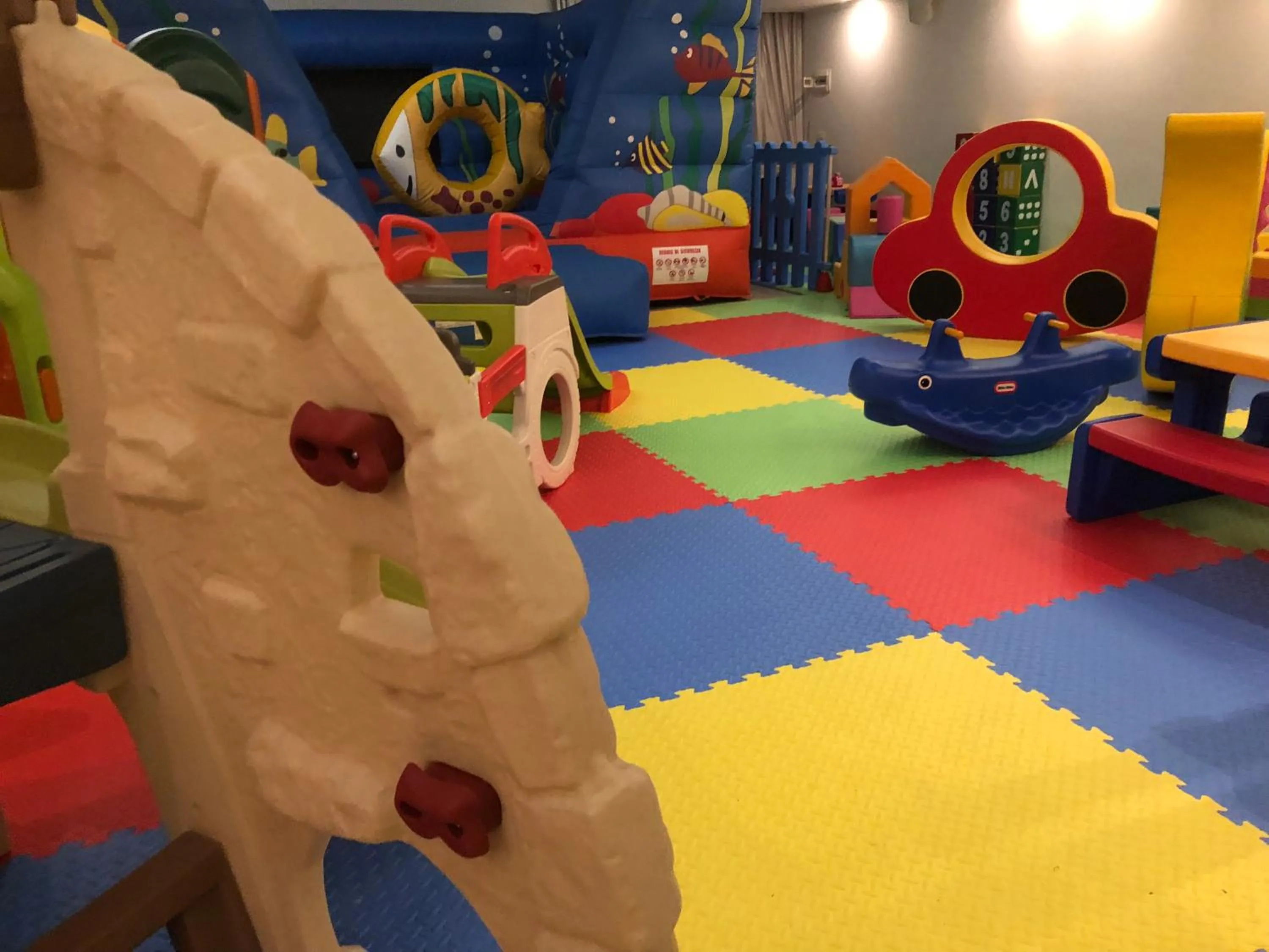 Children play ground in Hotel Mediterraneo Club Benessere