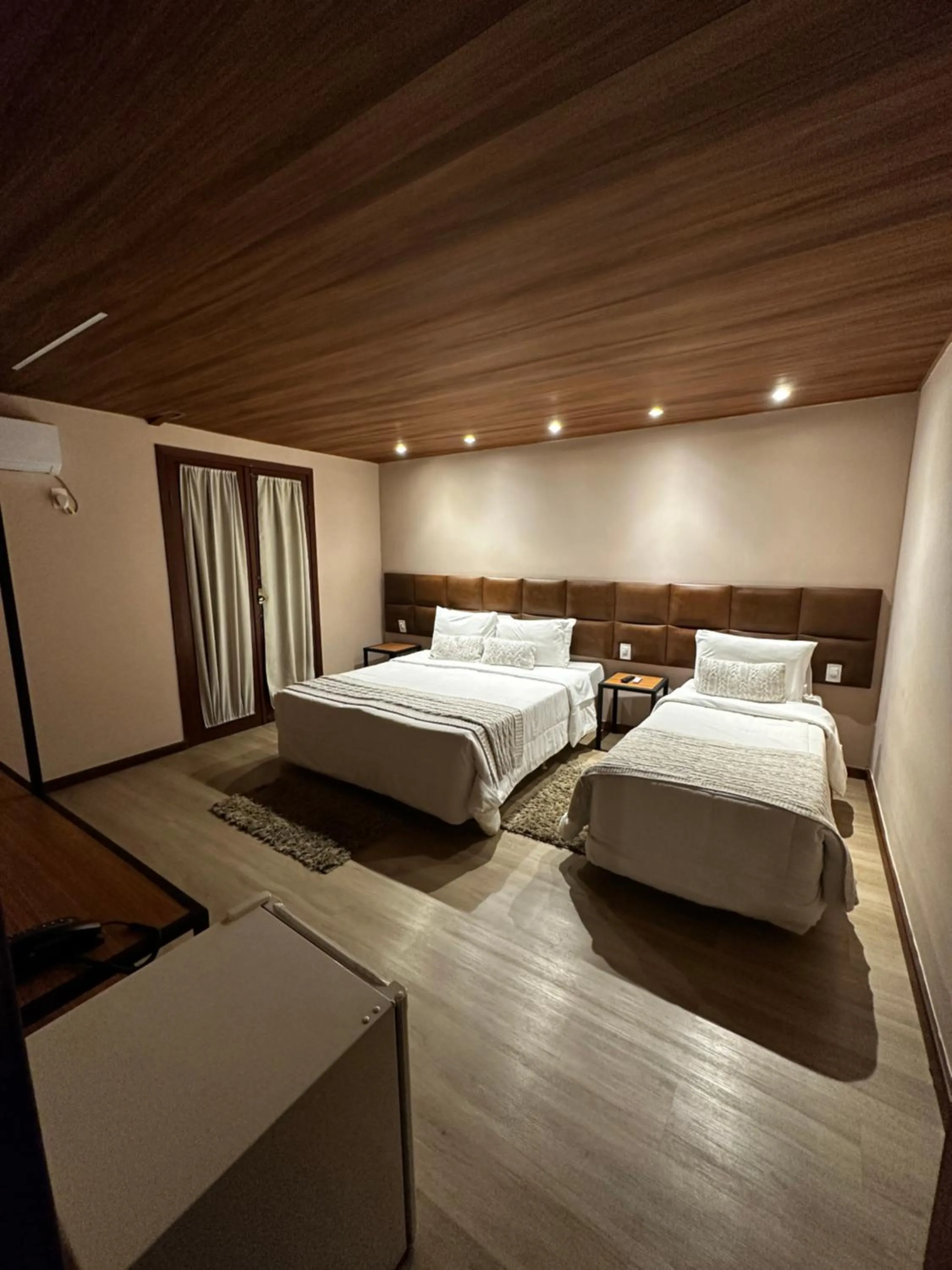 Bed in Hotel Fazenda Vilarejo All Inclusive