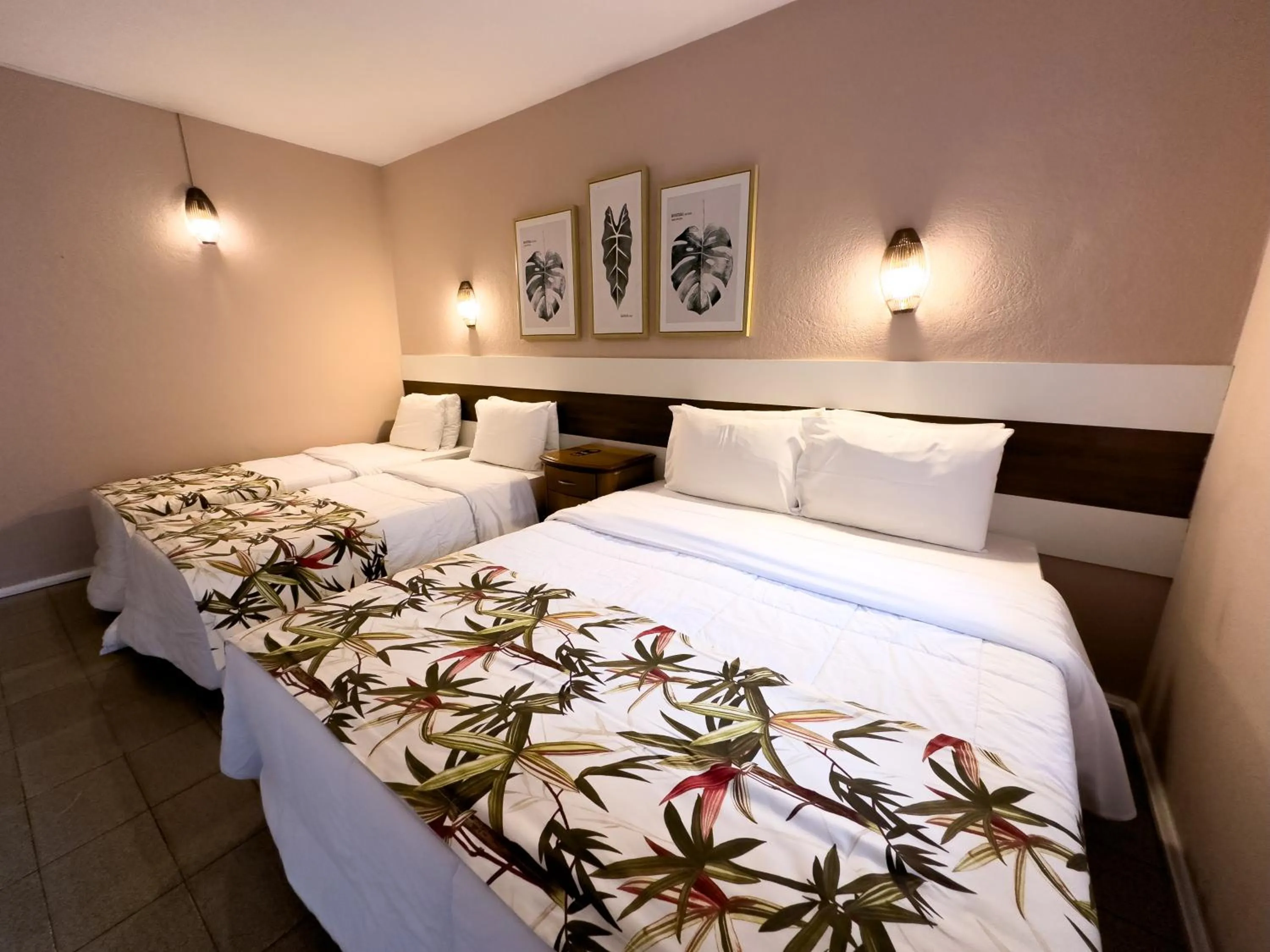Bed in Hotel Fazenda Vilarejo All Inclusive