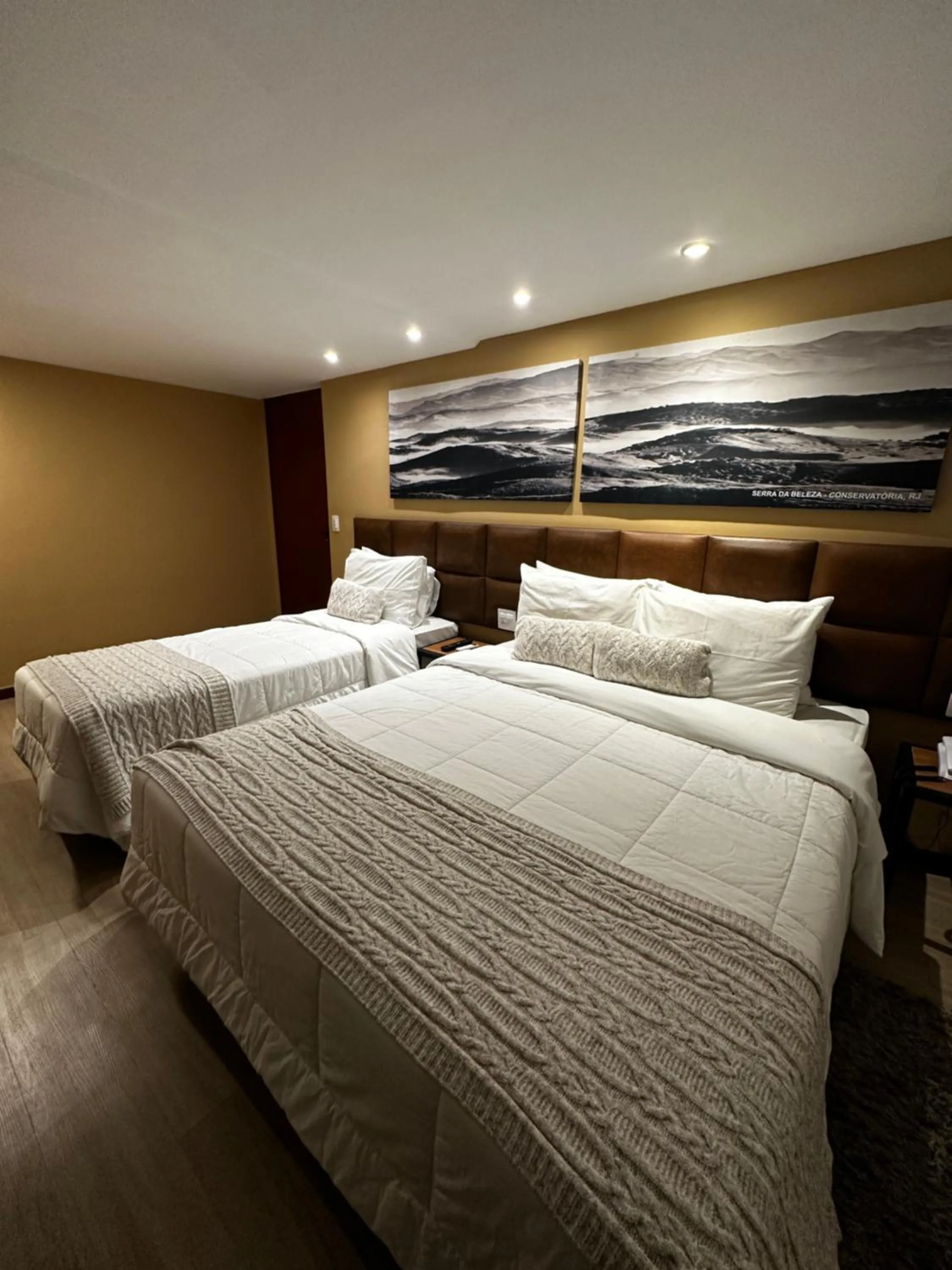 Bed in Hotel Fazenda Vilarejo All Inclusive