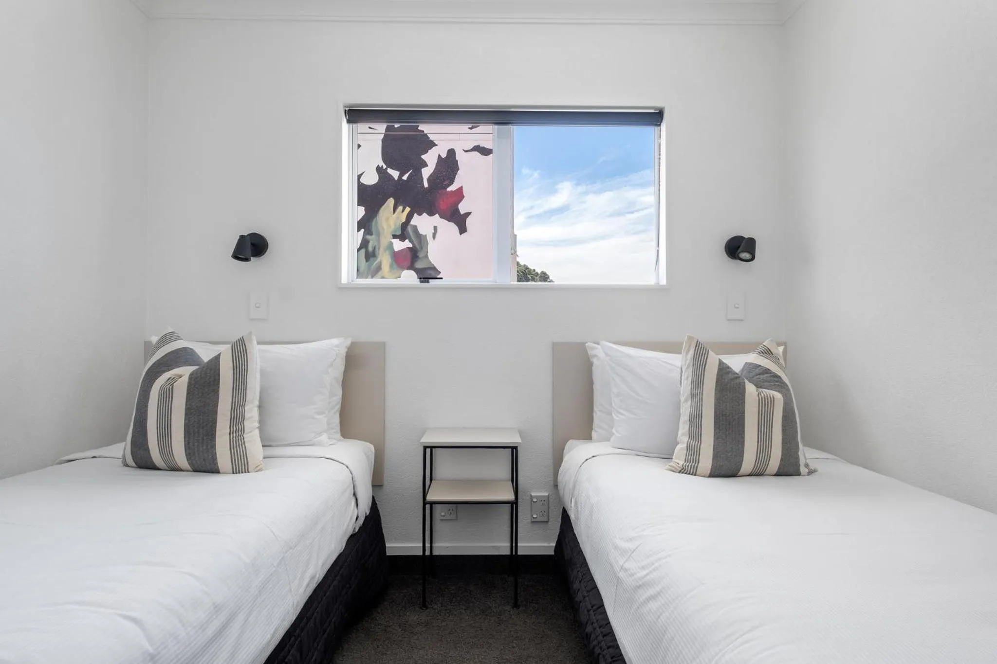 Bed in The Mission Belle Motel