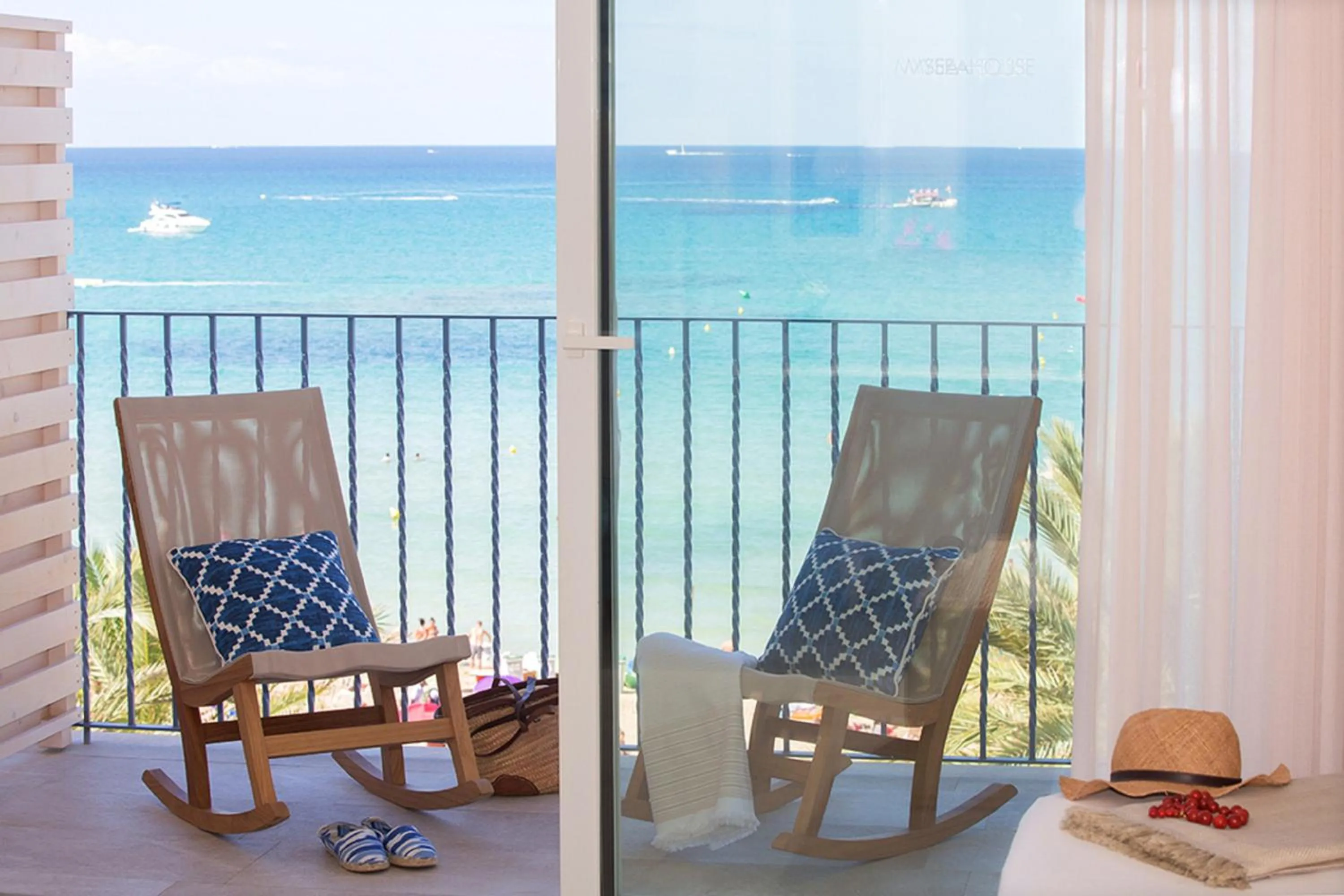 Balcony/Terrace in Myseahouse Flamingo - Adults Only 4* Sup