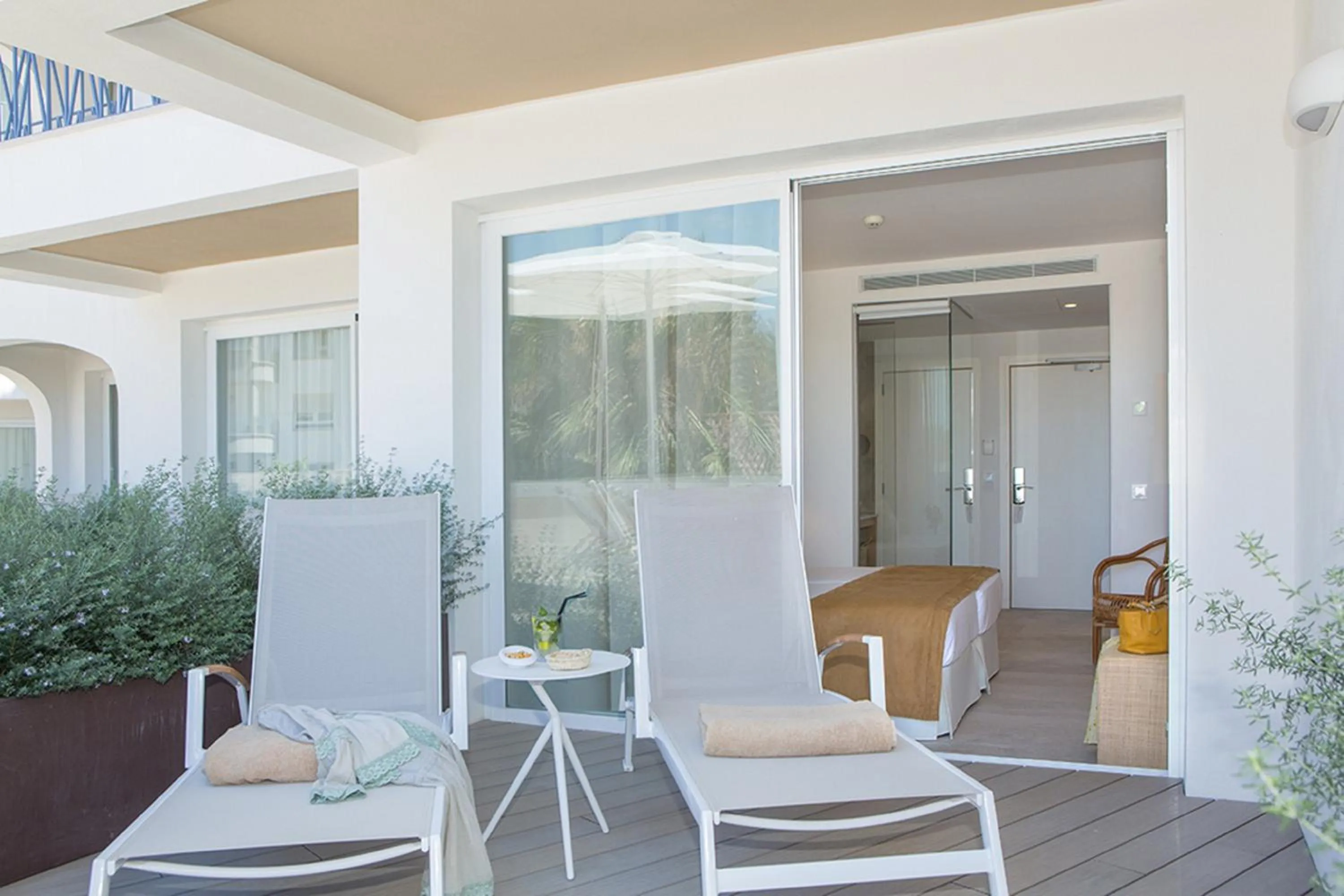 Balcony/Terrace in Myseahouse Flamingo - Adults Only 4* Sup