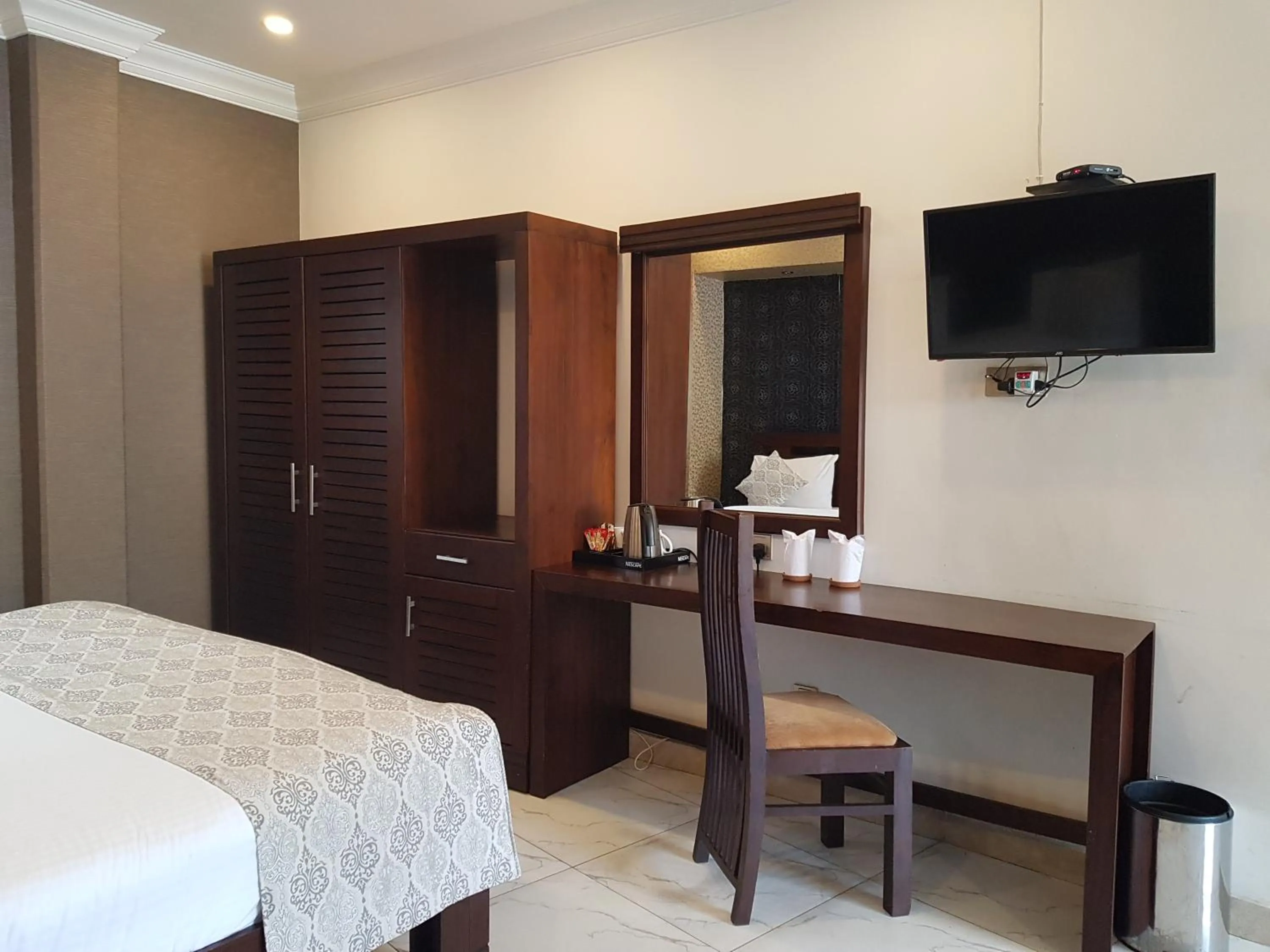 Bed in Galaxy City Hotel