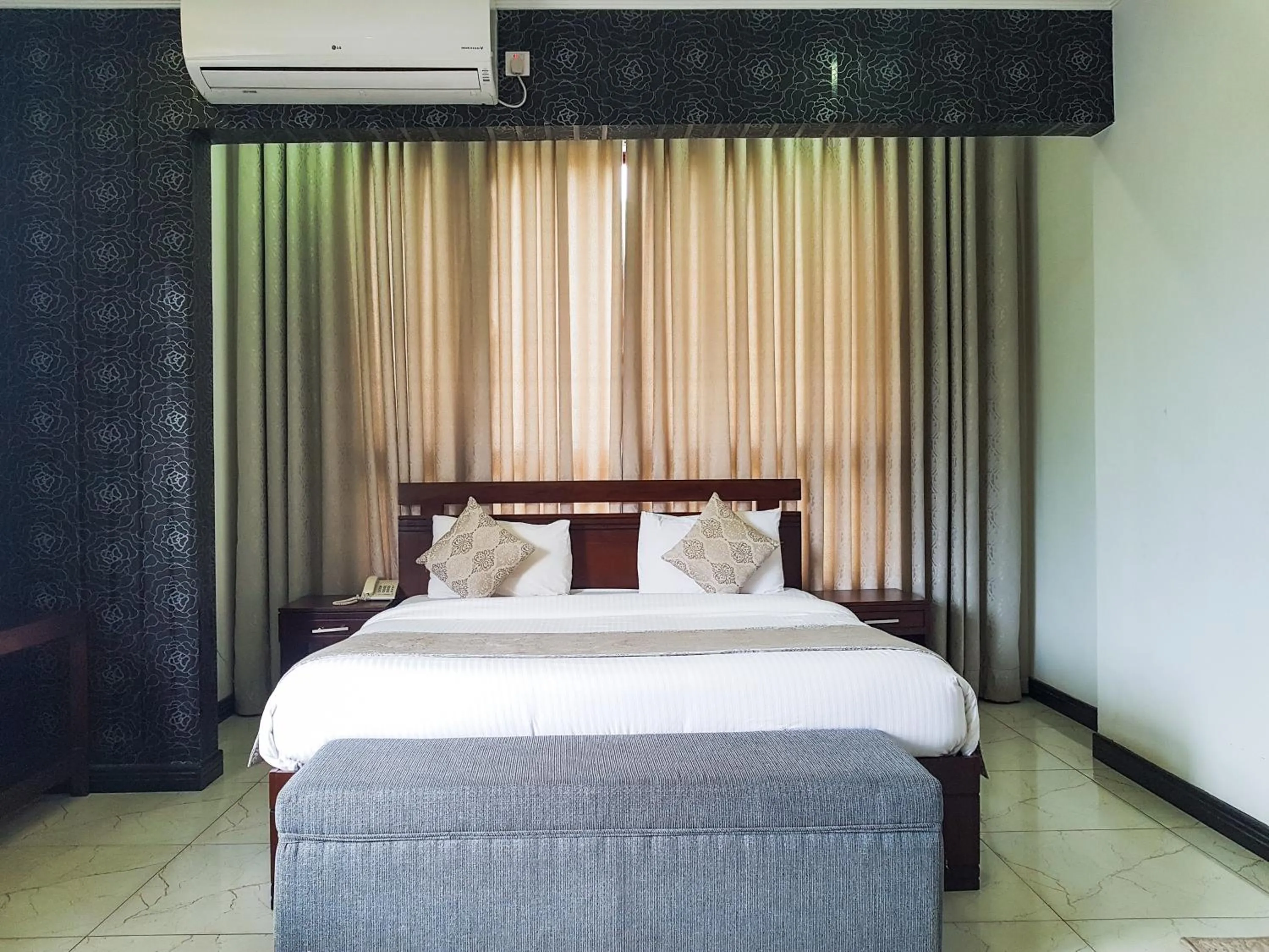 Bed in Galaxy City Hotel