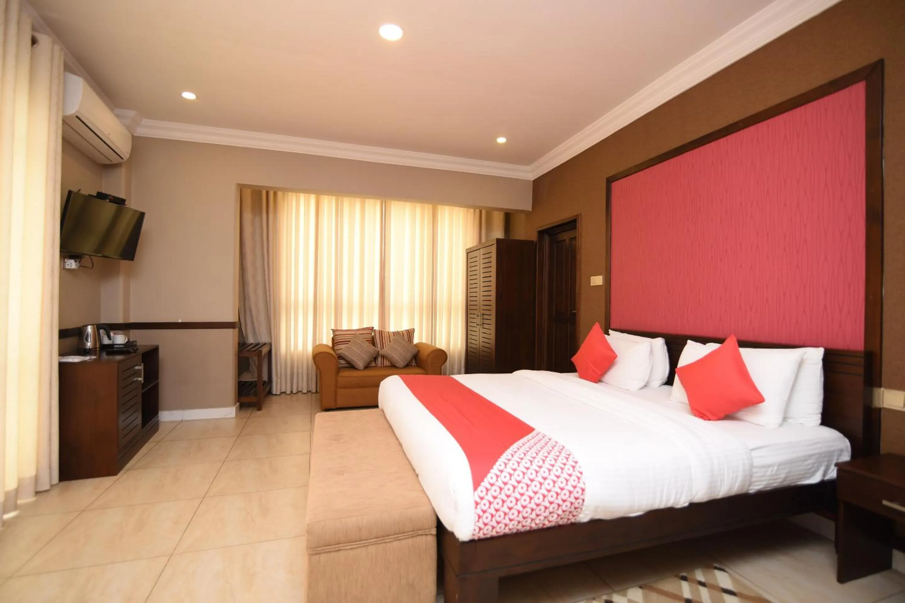 Bed in Galaxy City Hotel