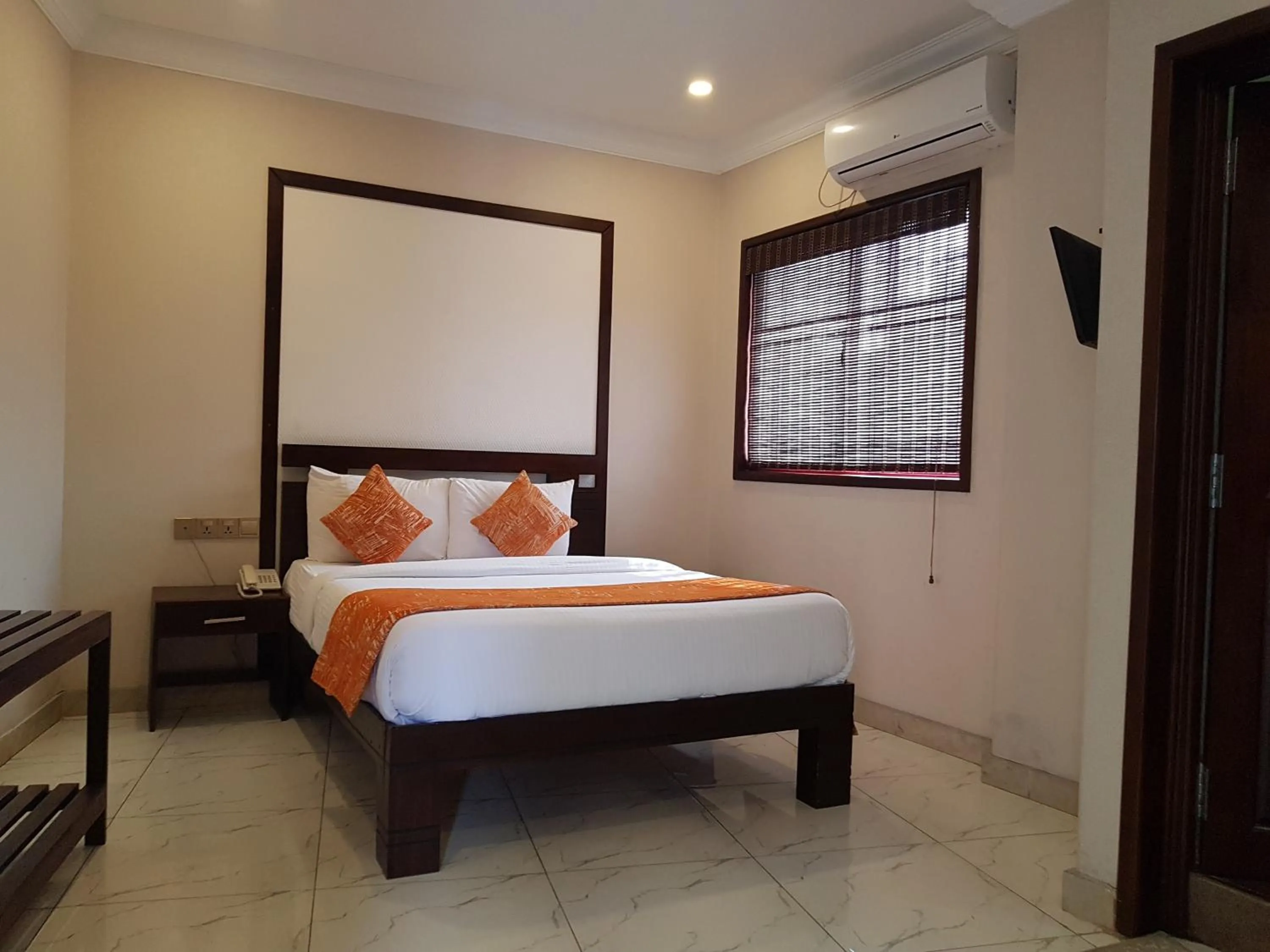 Bed in Galaxy City Hotel