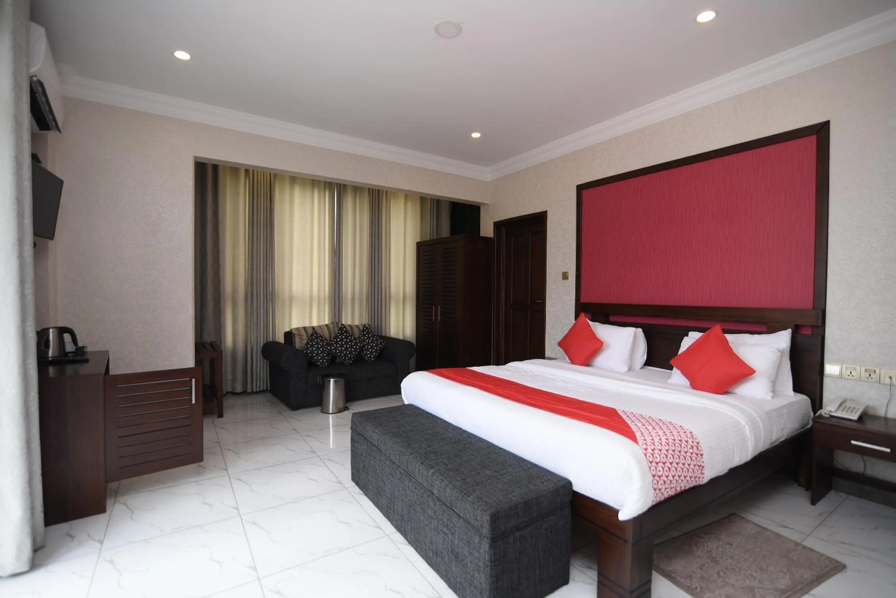 Bed in Galaxy City Hotel