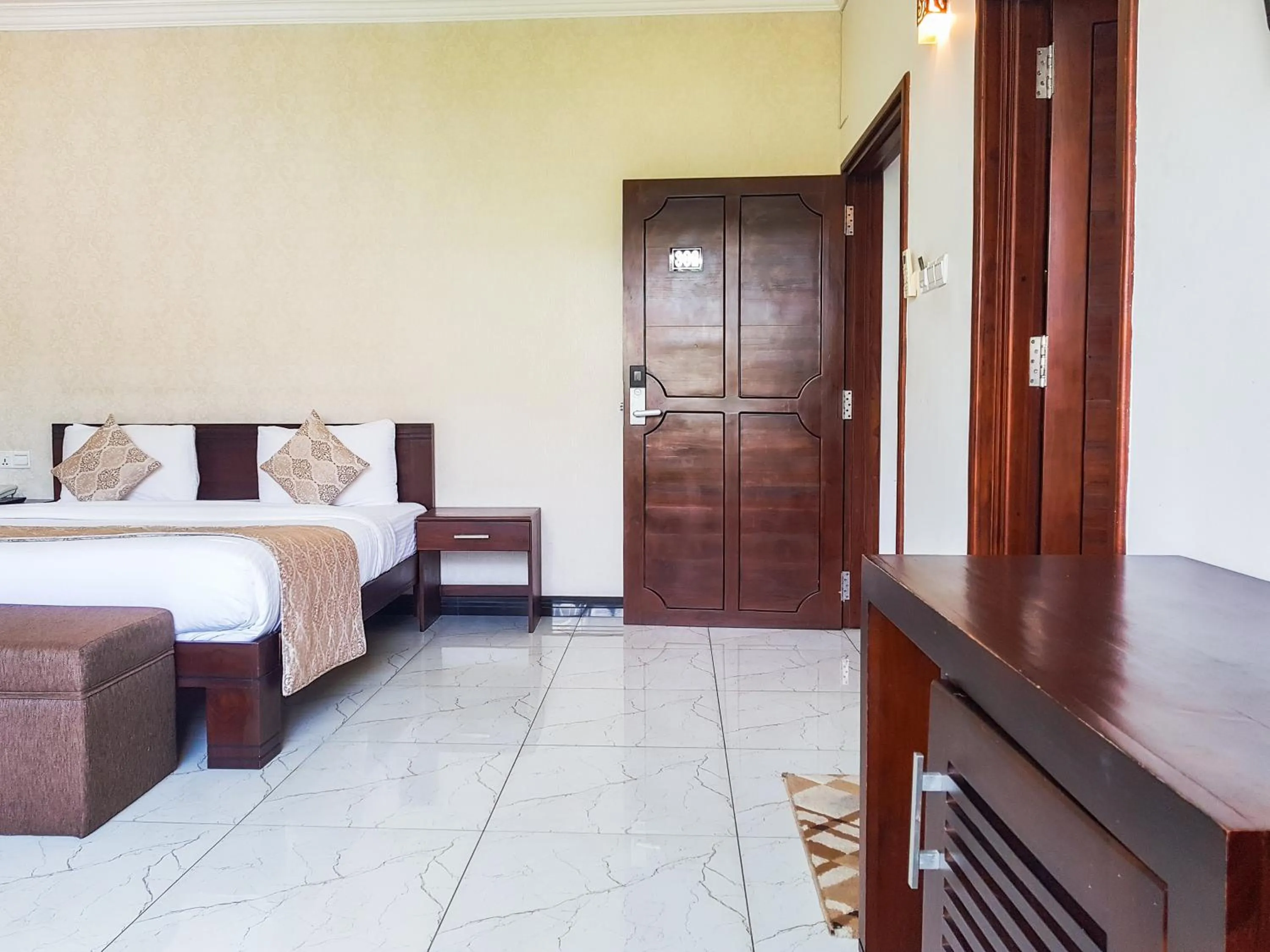 Bed in Galaxy City Hotel