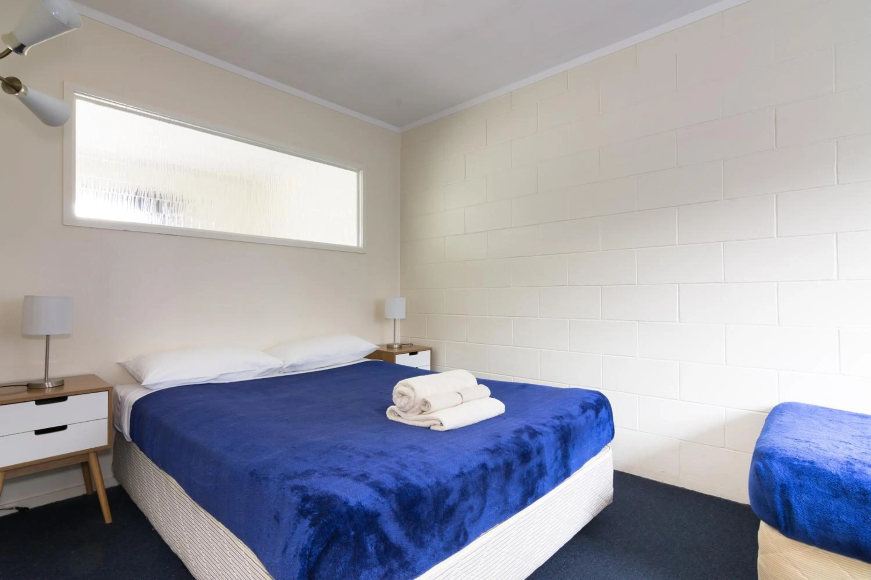 Bed in Kaitaia Motor Lodge