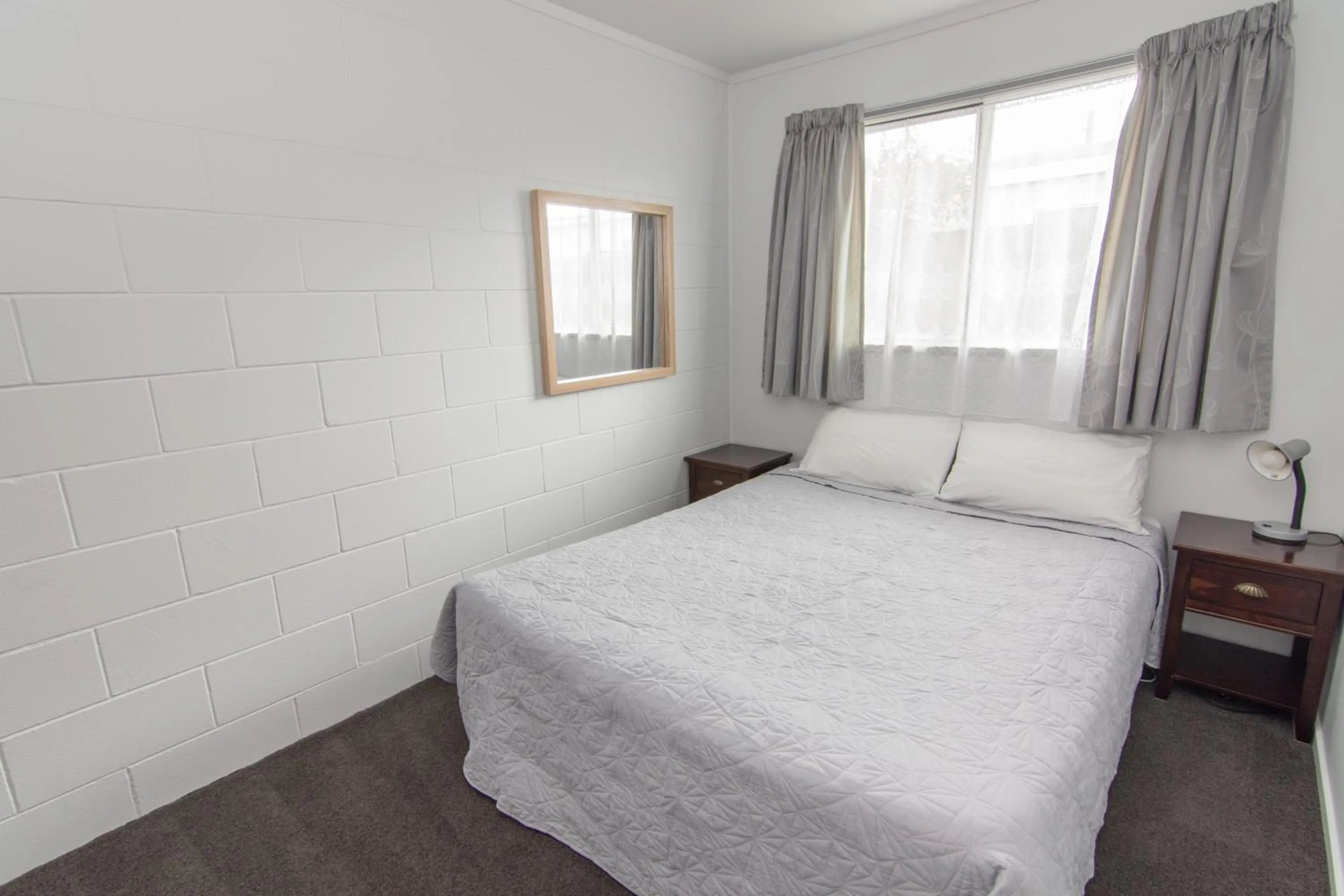 Bed in Kaitaia Motor Lodge