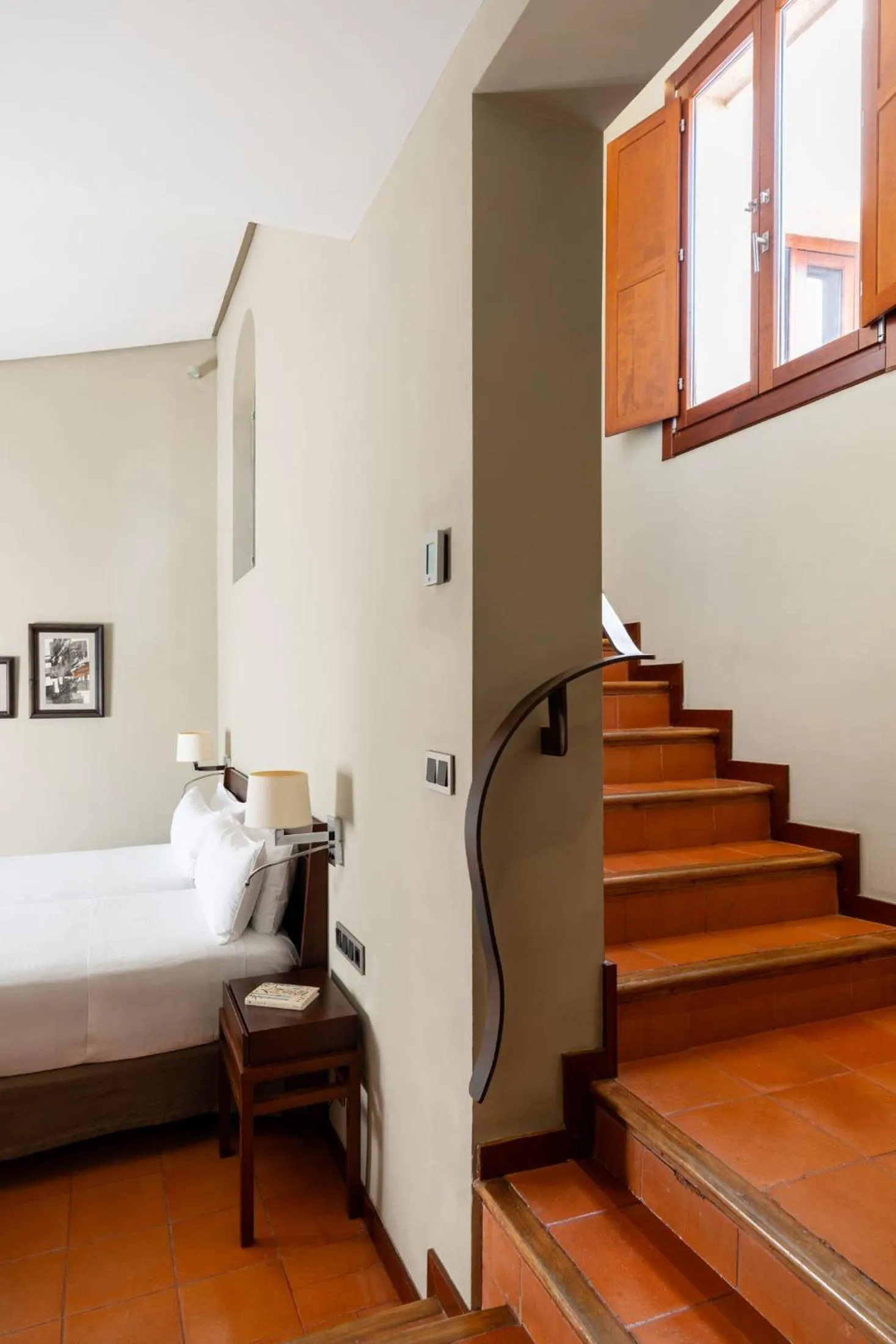 Bed in Parador de Caceres