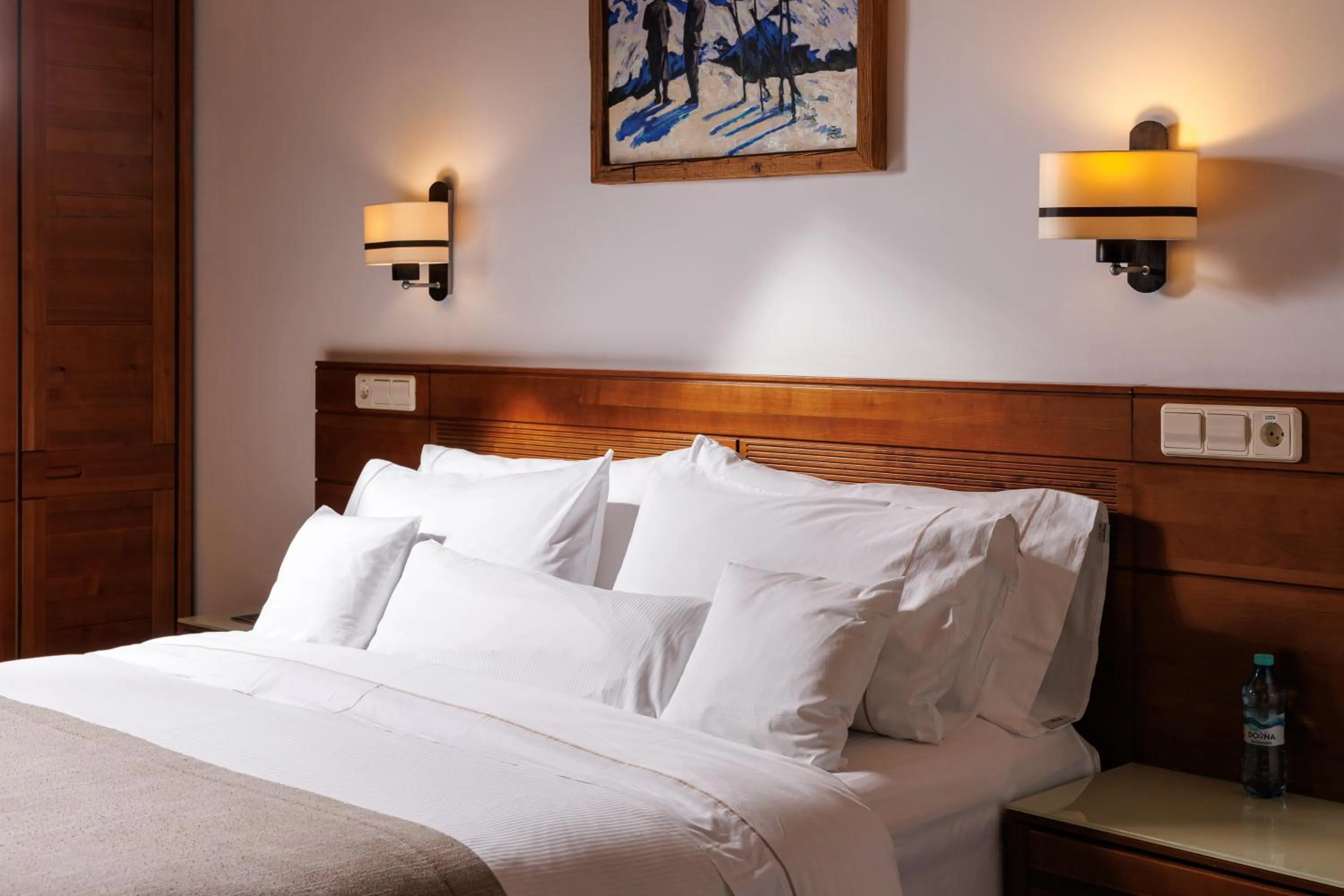 Bed in Teleferic Grand Hotel