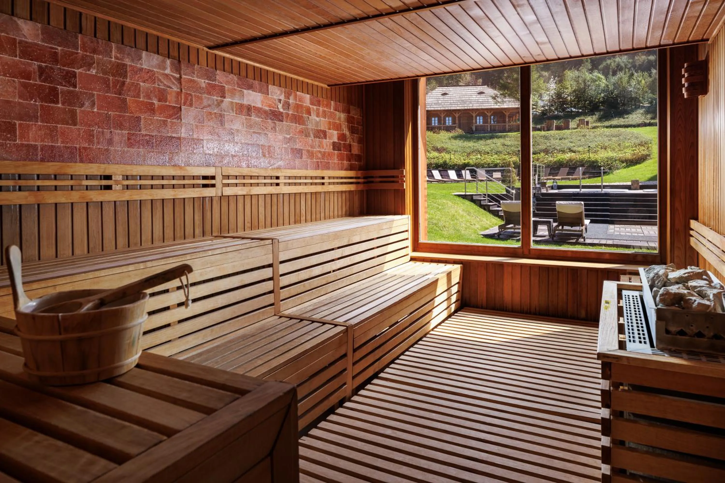 Sauna in Teleferic Grand Hotel