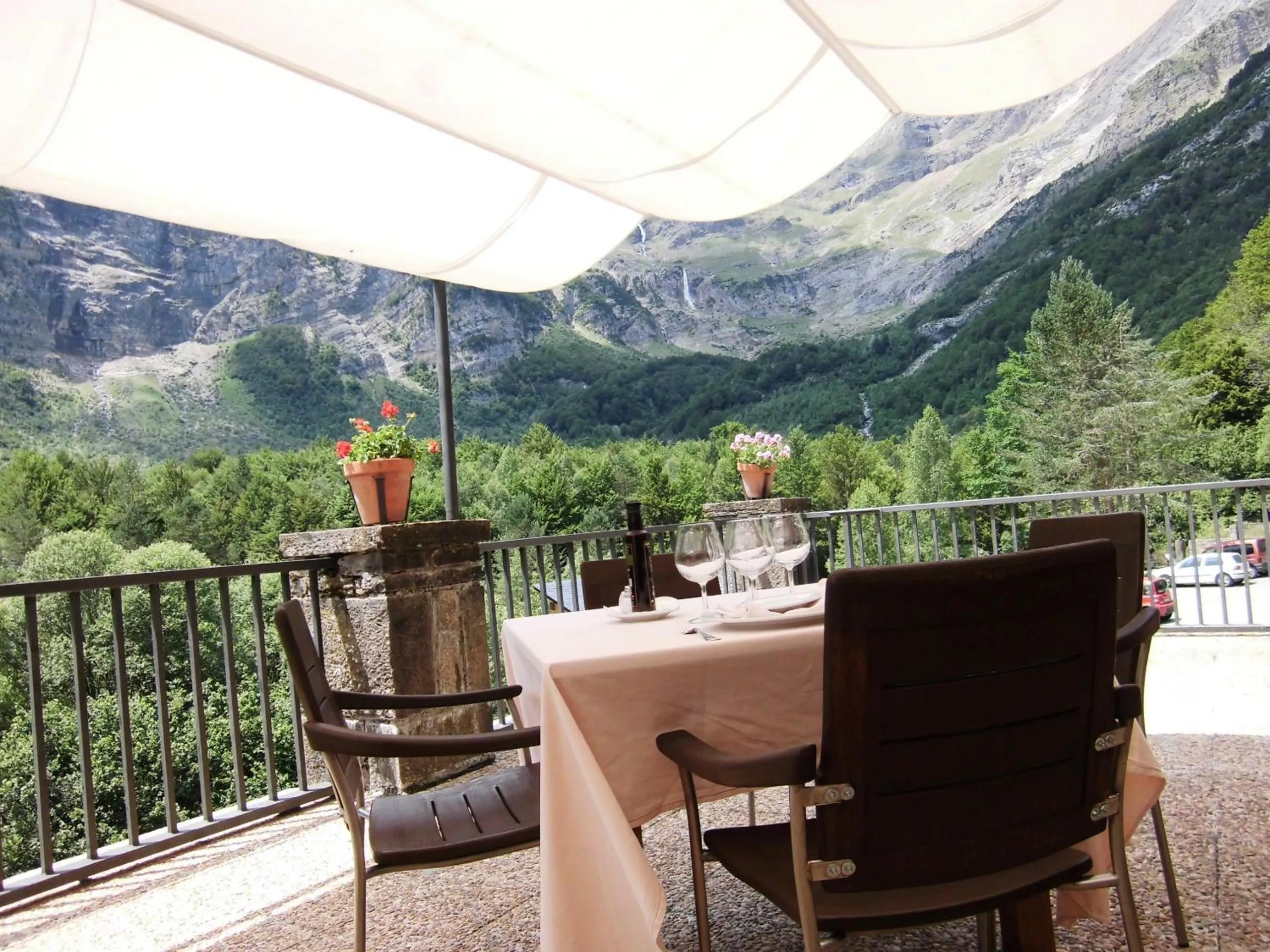 Solarium in Parador de Bielsa