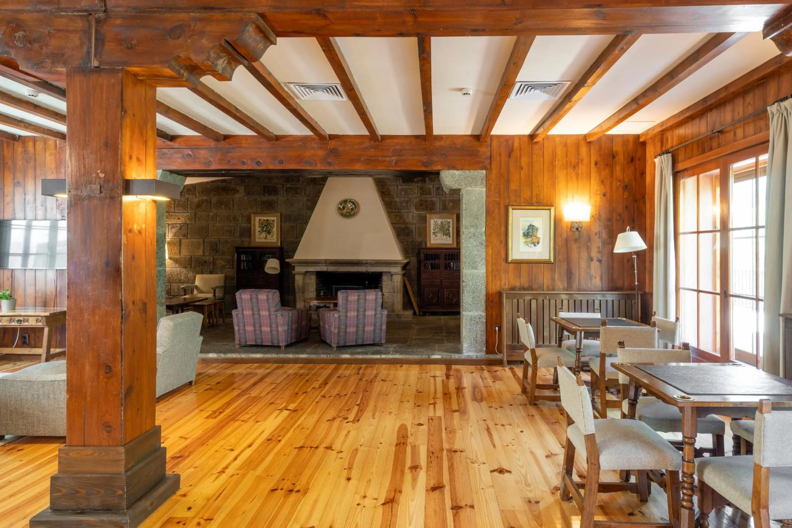 Living room in Parador de Bielsa