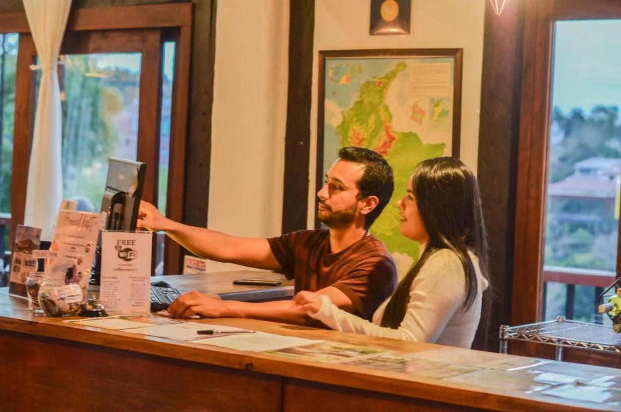 Lobby or reception in Coffee Tree Boutique Hostel