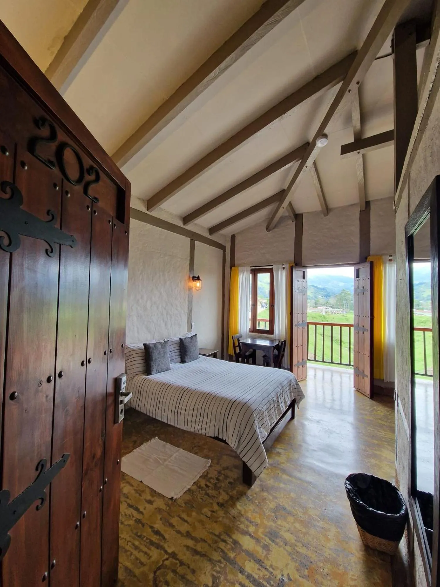 Natural landscape, Bed in Coffee Tree Boutique Hostel