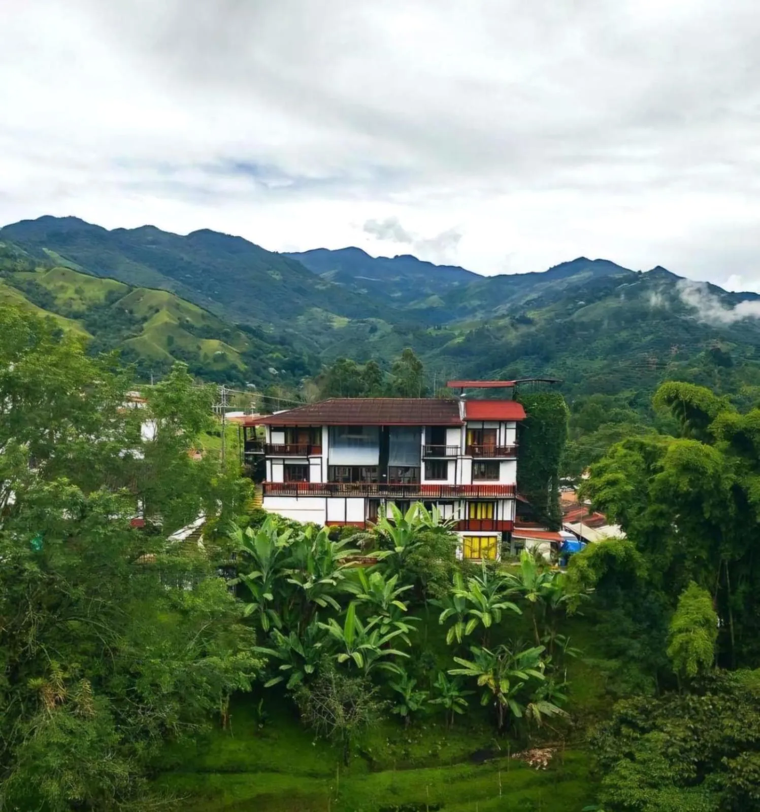 Property building in Coffee Tree Boutique Hostel