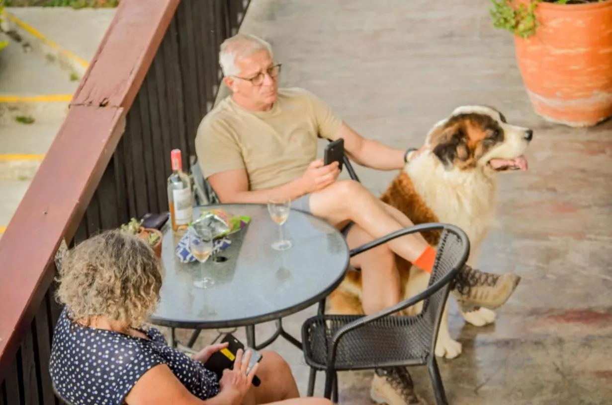 Balcony/Terrace in Coffee Tree Boutique Hostel
