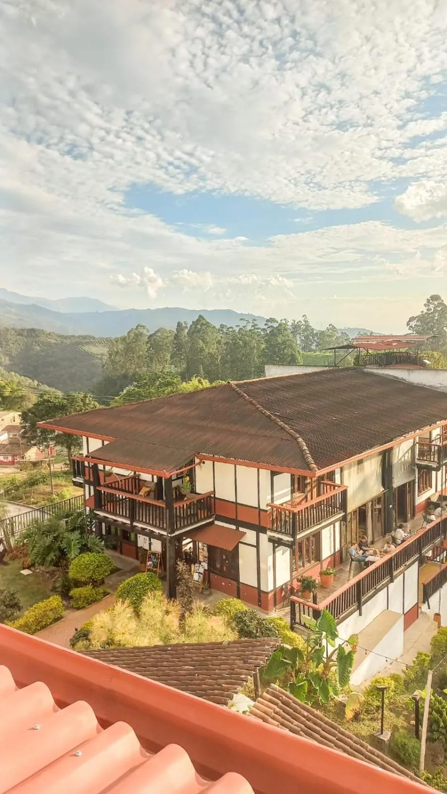 Mountain view in Coffee Tree Boutique Hostel