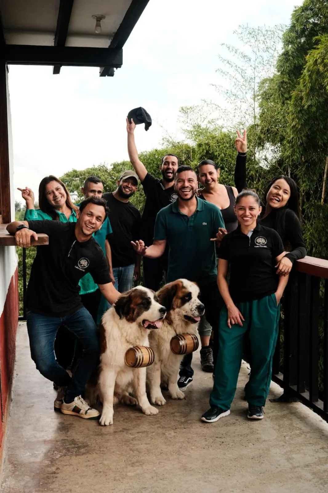 Balcony/Terrace in Coffee Tree Boutique Hostel