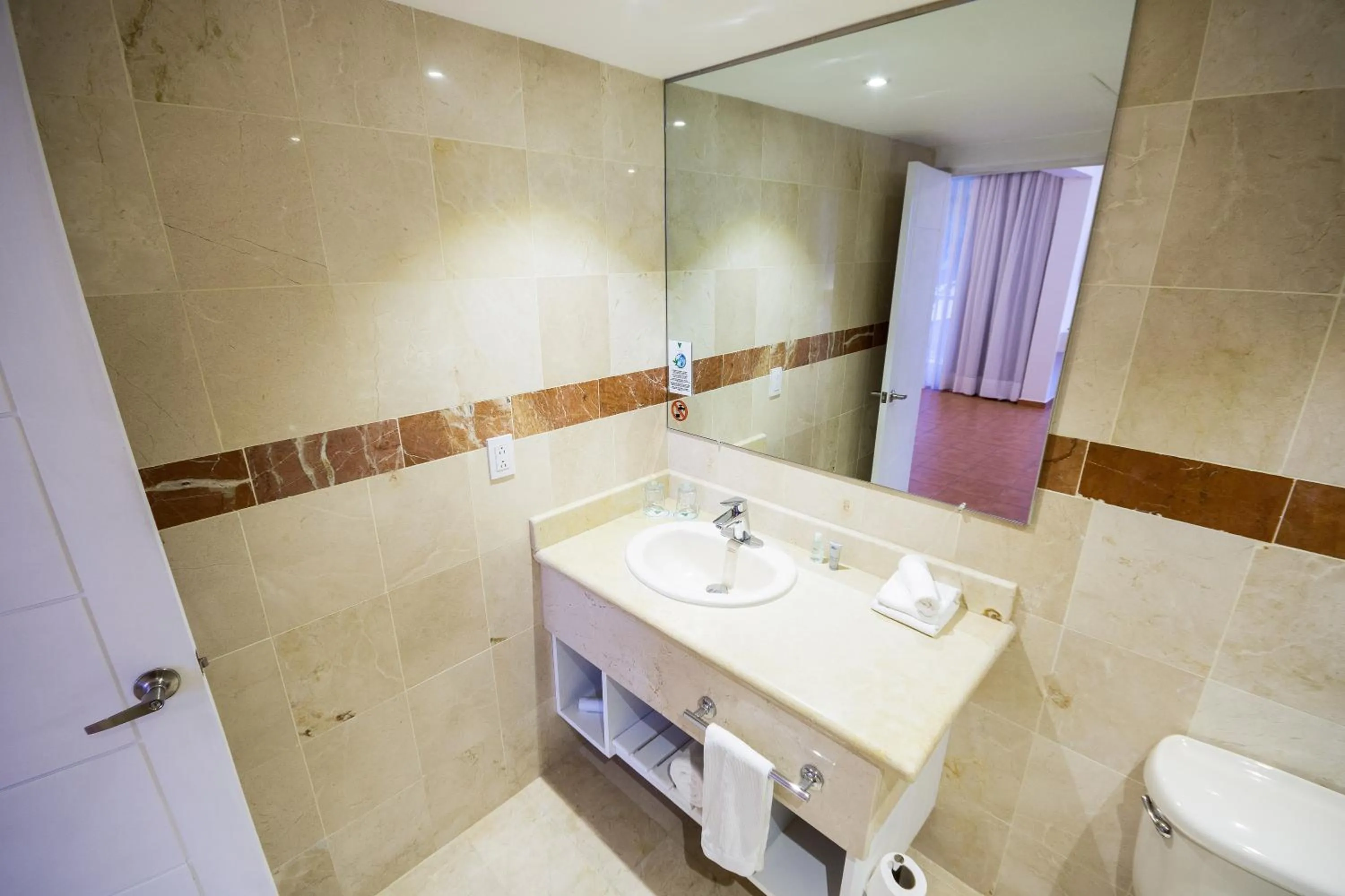 Bathroom in Viva Heavens by Wyndham, A Trademark All Inclusive