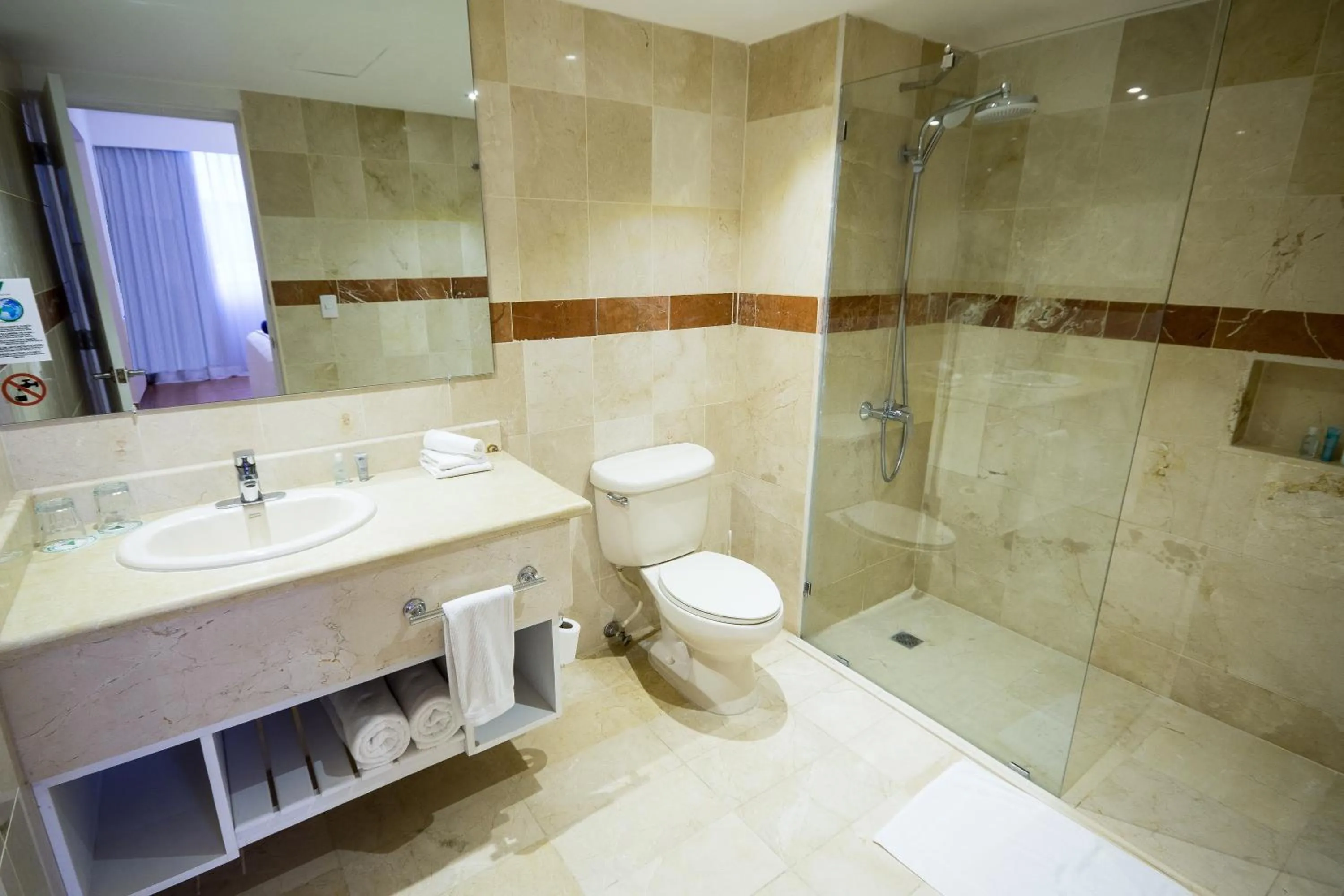 Bathroom in Viva Heavens by Wyndham, A Trademark All Inclusive