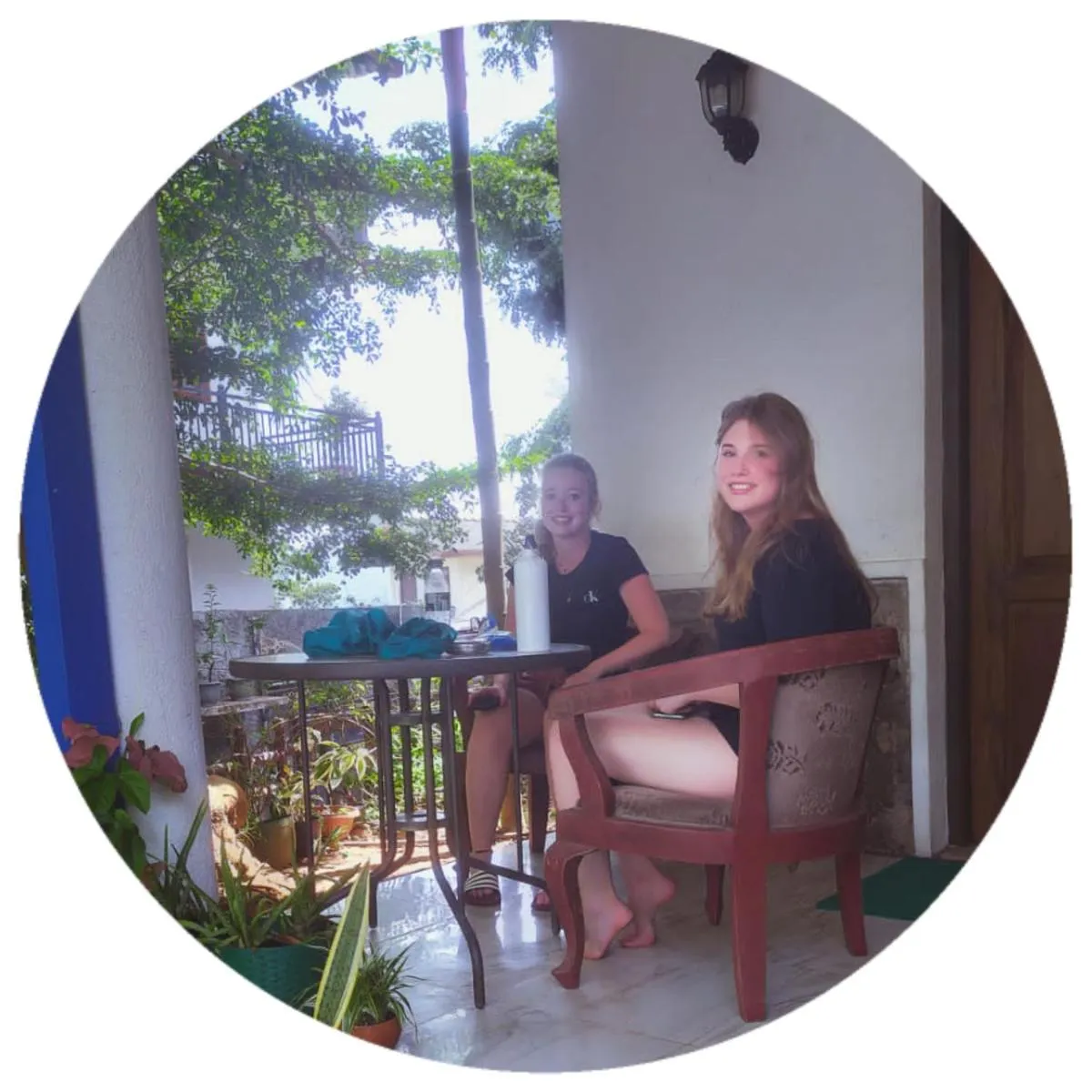 Patio in Kandy Moon Hills Hotel