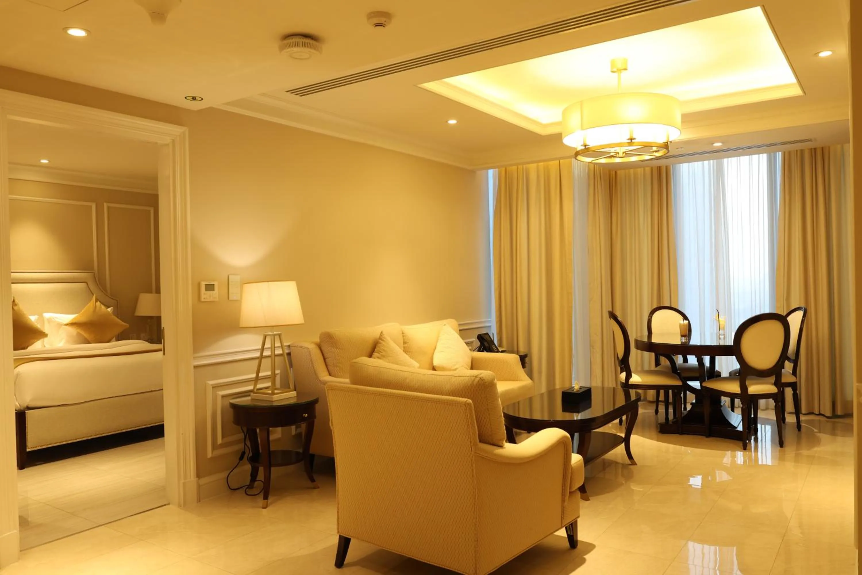 Living room, Bed in Westpac Hotel & Suites - Westbay Doha