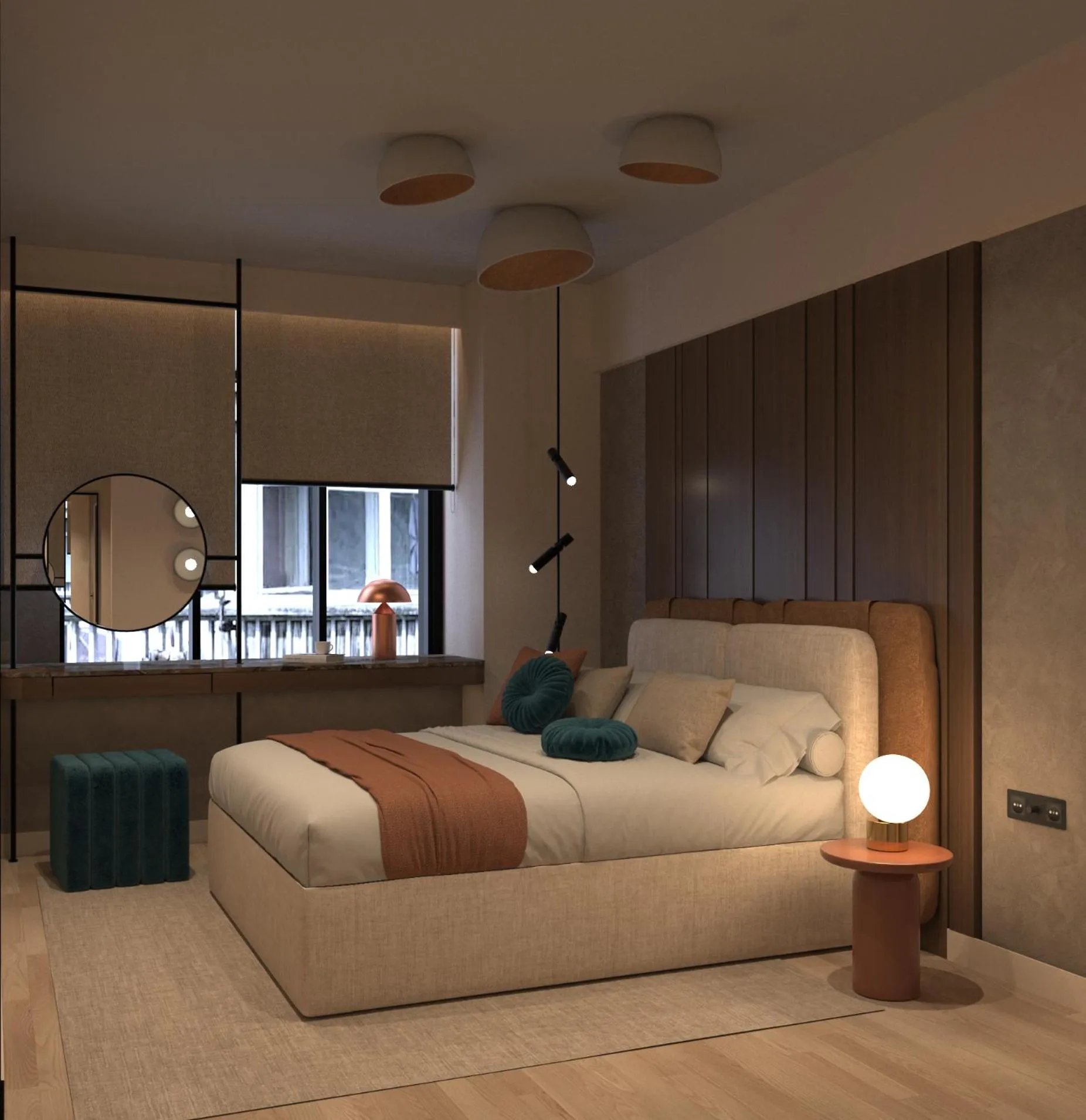 Bed in Acropolis Grid Athens