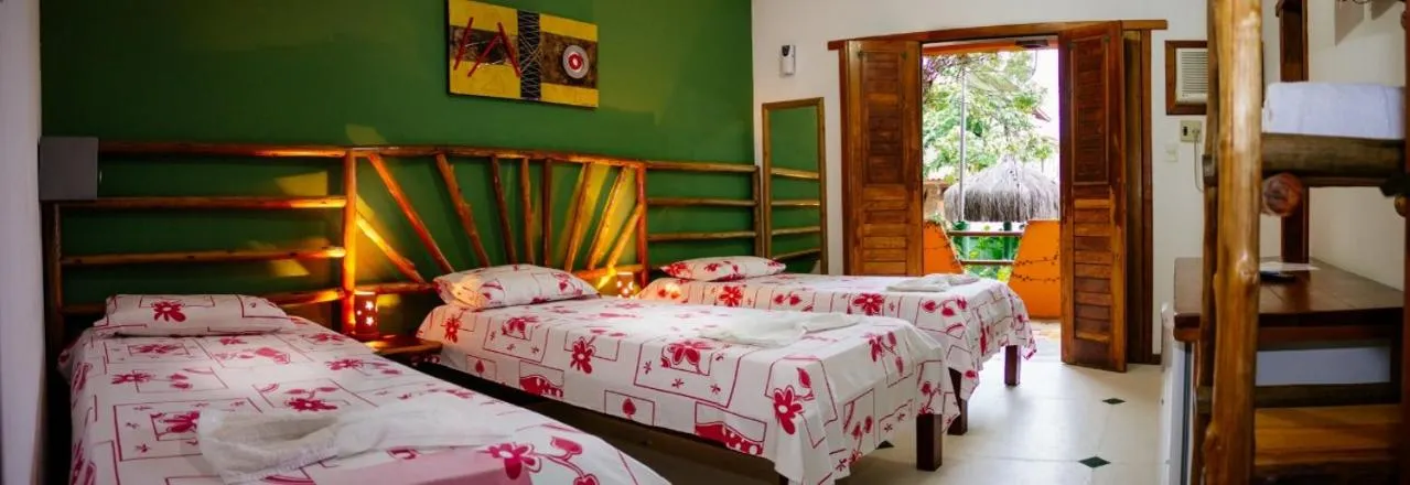 Bed in Pousada Umbudendê