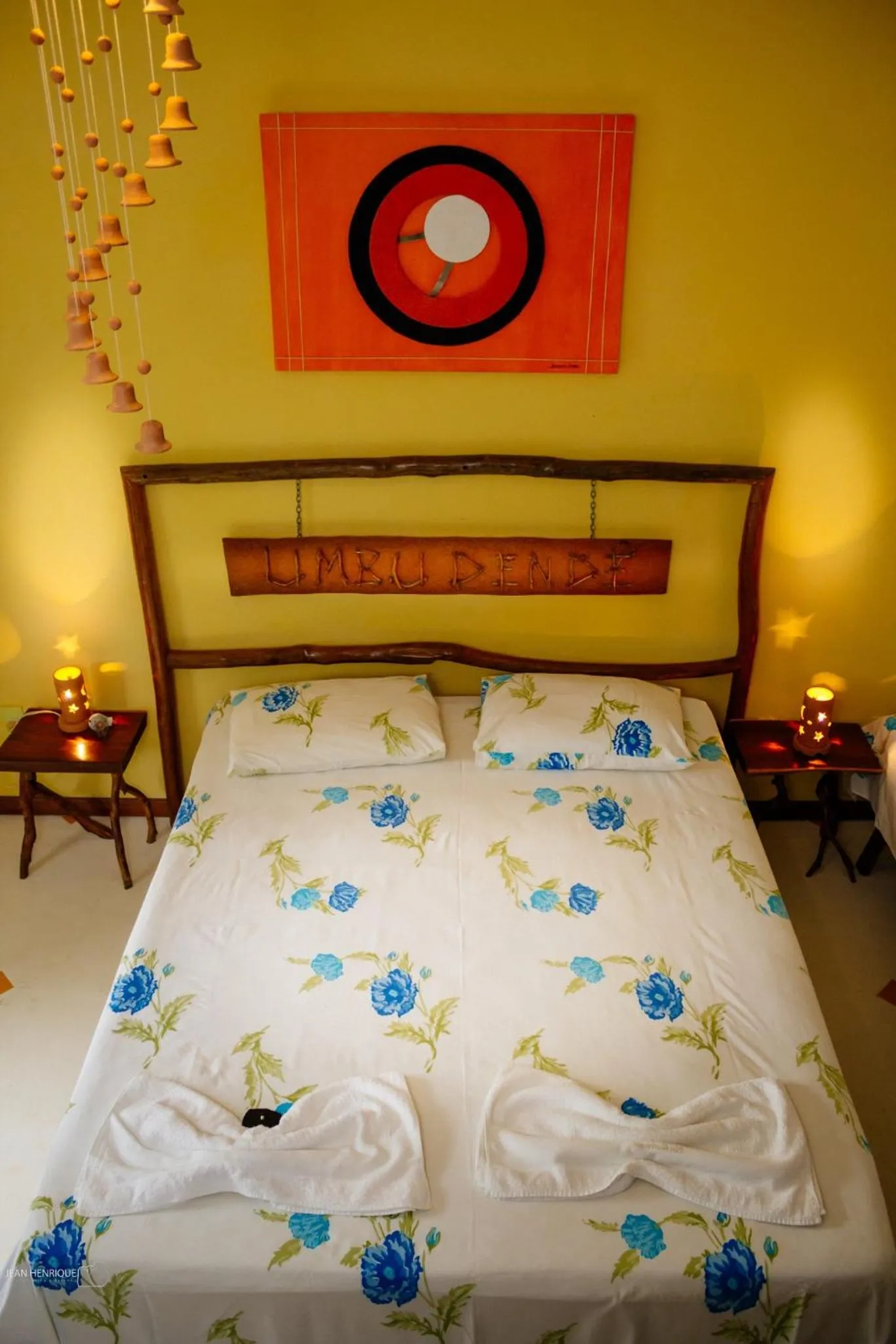 Bed in Pousada Umbudendê